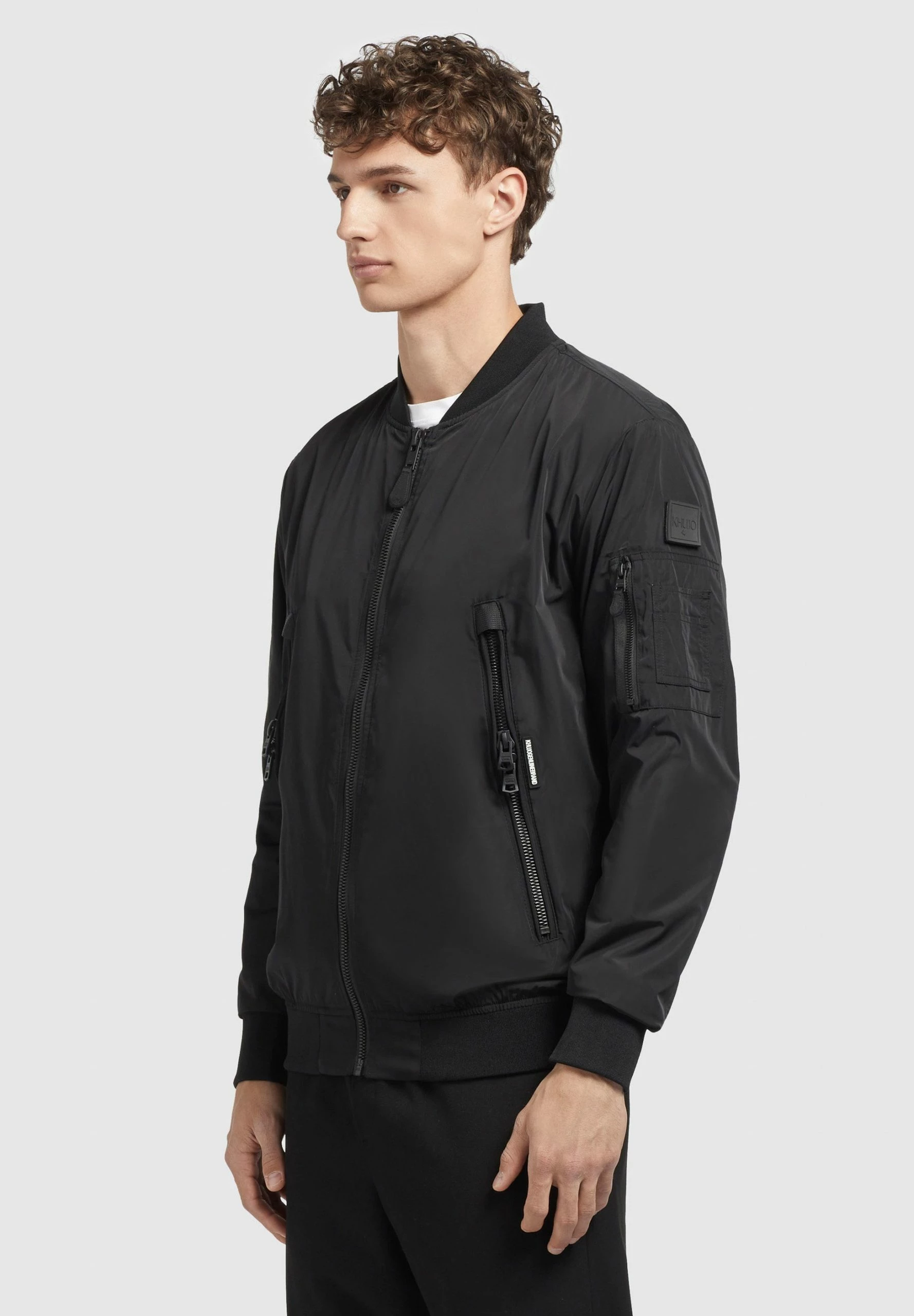 Khujo ASTILE2 - Kurtka Bomber - Black 6 Khujo ASTILE2 - Kurtka Bomber - Black - obrazek 4