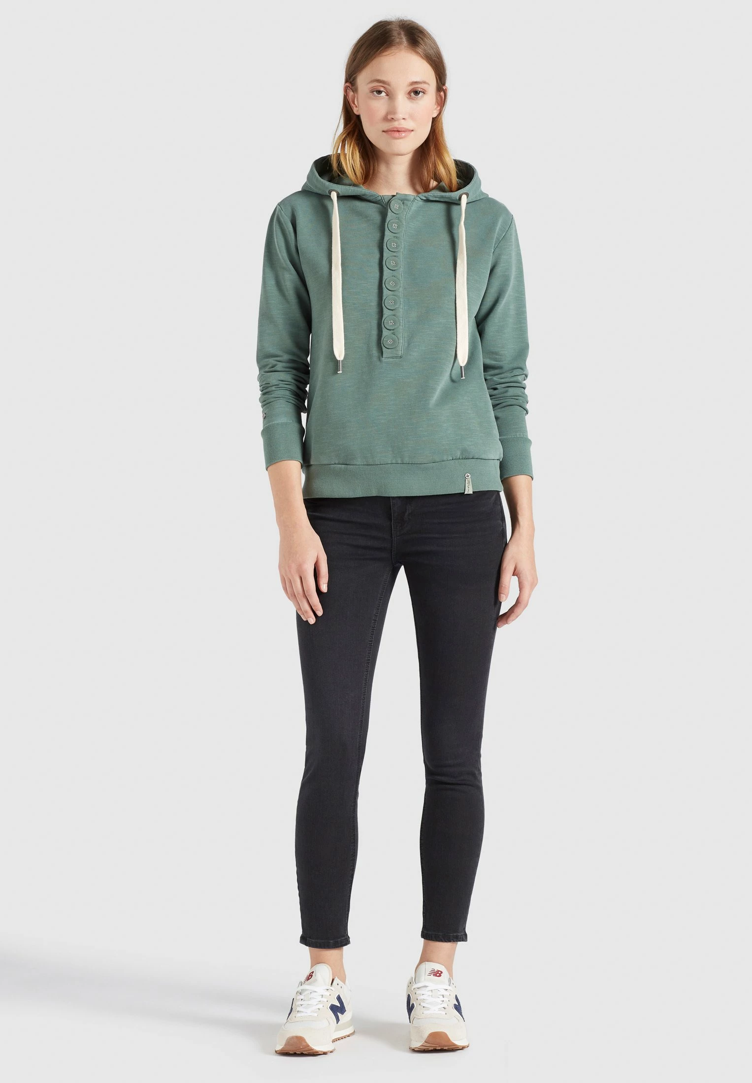 Khujo KEIKI - Bluza Z Kapturem - Aqua Gewaschen 4 Khujo KEIKI - Bluza Z Kapturem - Aqua Gewaschen - obrazek 2