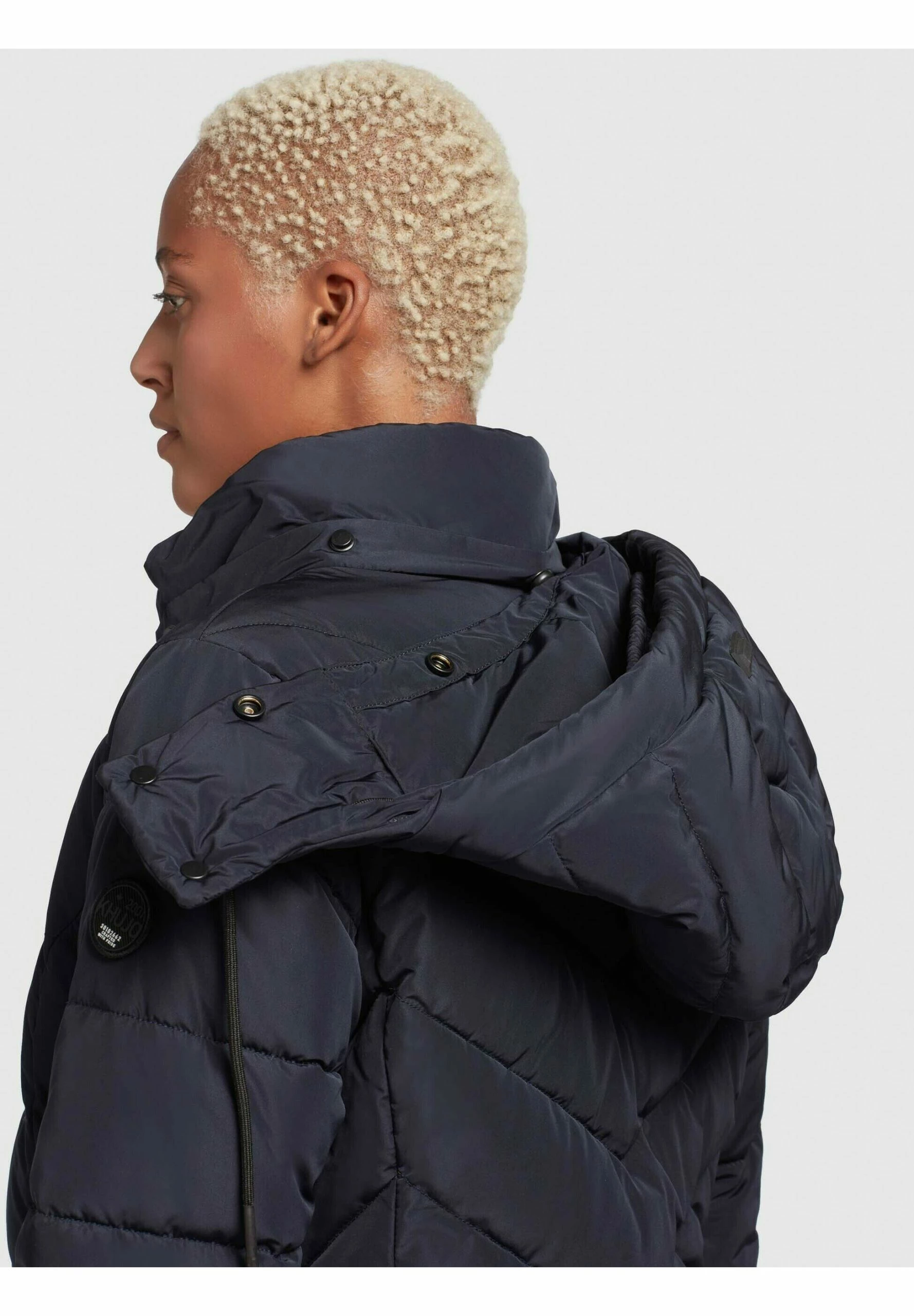 Khujo CUPS - Płaszcz Zimowy - Dunkelblau 8 Khujo CUPS - Płaszcz Zimowy - Dunkelblau - obrazek 6