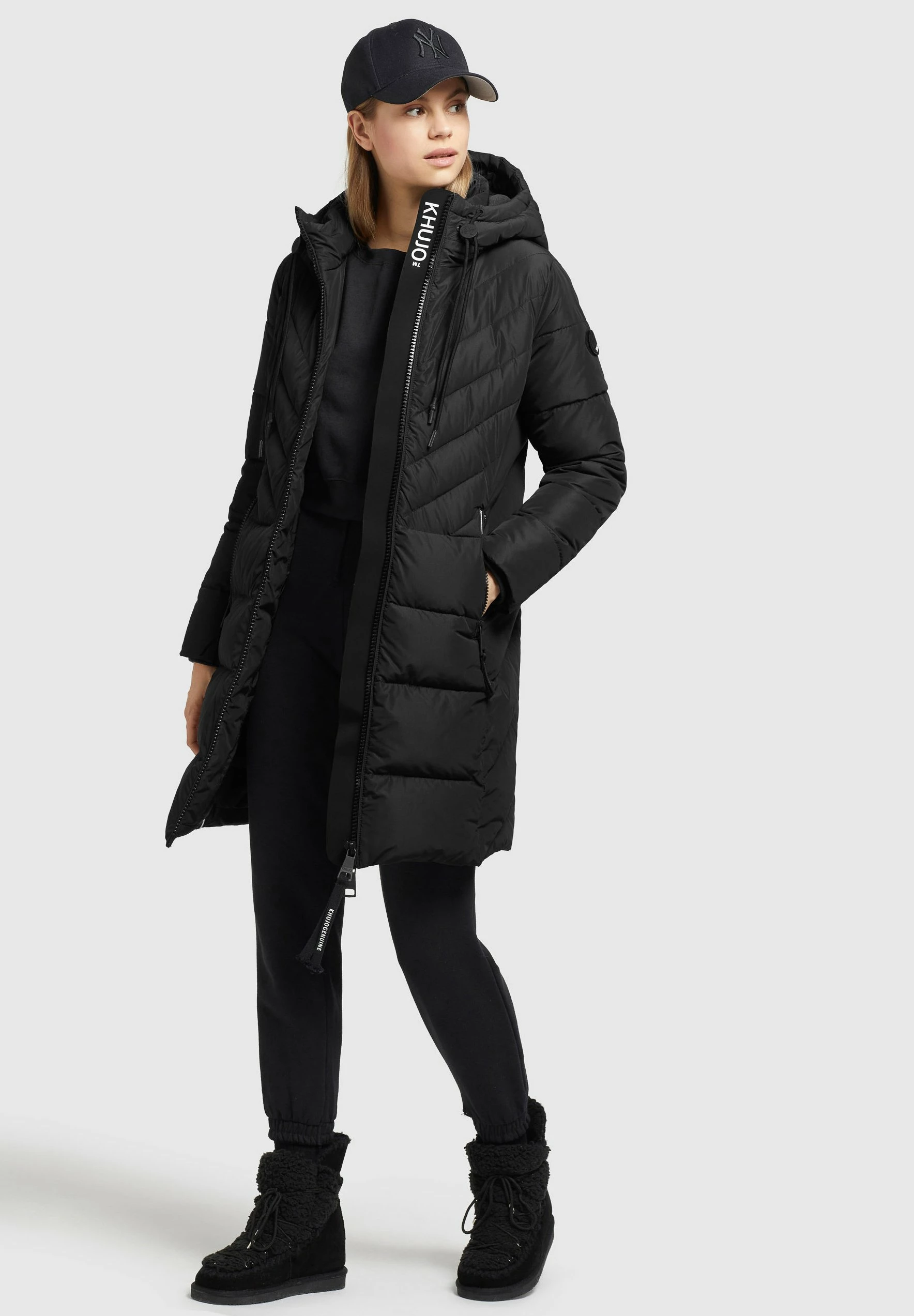 Khujo MUGG - Płaszcz Zimowy - Schwarz 8 Khujo MUGG - Płaszcz Zimowy - Schwarz - obrazek 6