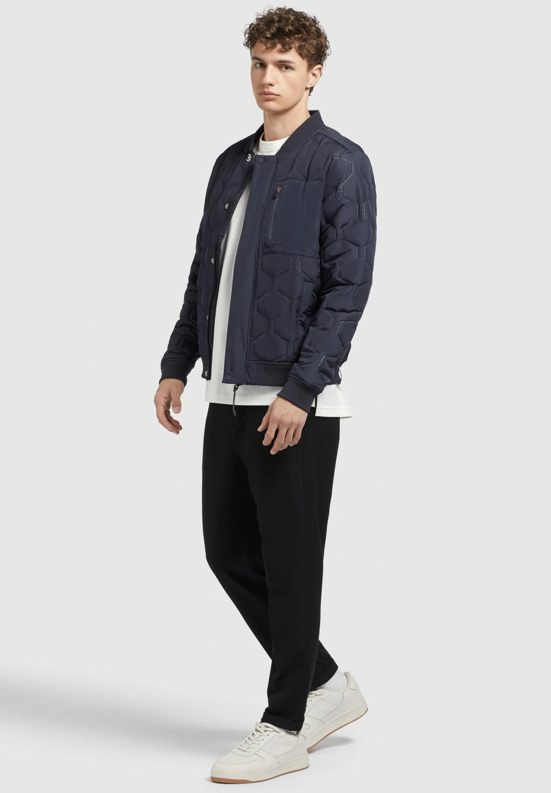 Khujo CARLSON - Kurtka Przejściowa - Dunkelblau 7 Khujo CARLSON - Kurtka Przejściowa - Dunkelblau - obrazek 5