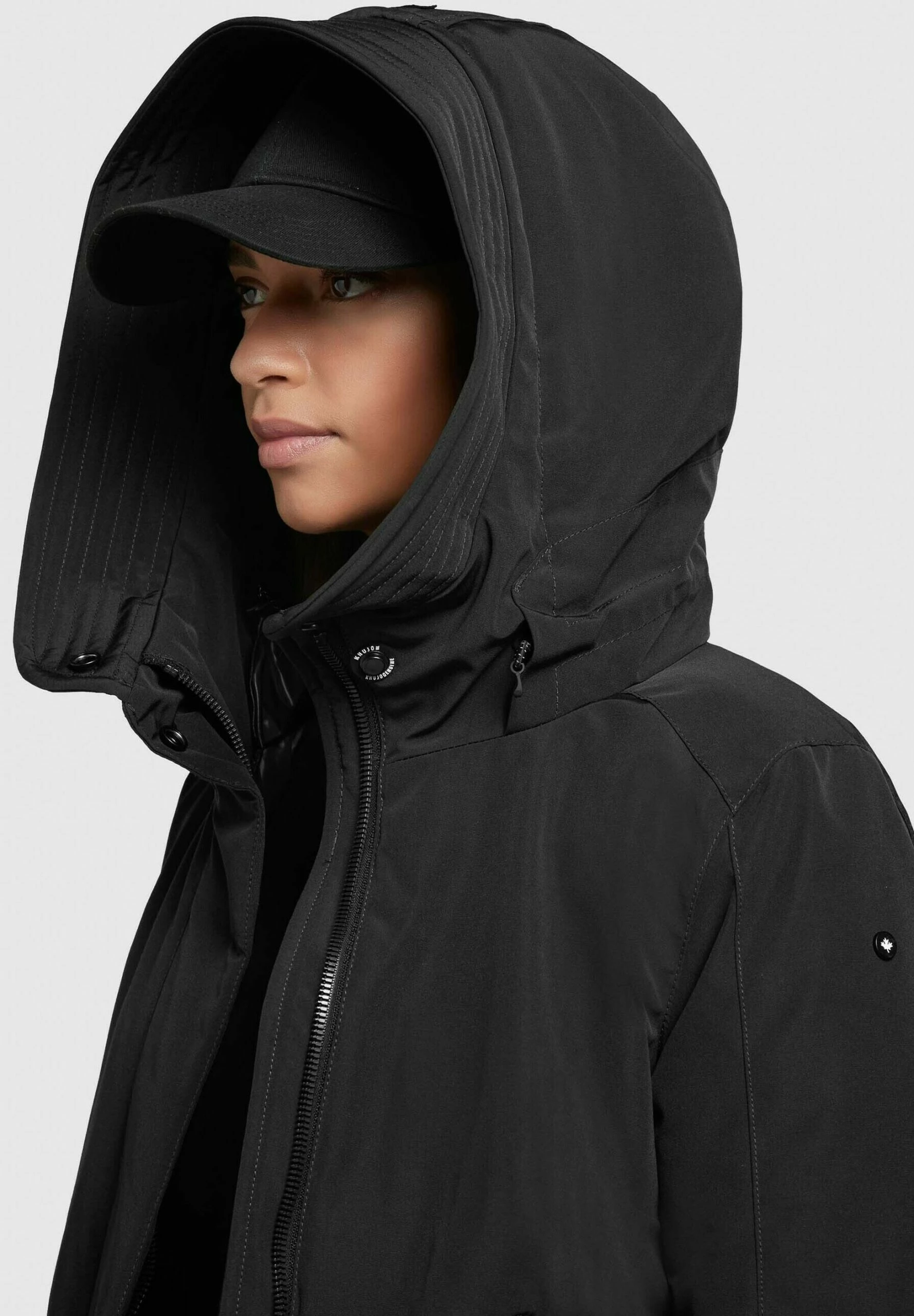 Khujo VIONA3 - Płaszcz Zimowy - Schwarz 8 Khujo VIONA3 - Płaszcz Zimowy - Schwarz - obrazek 6