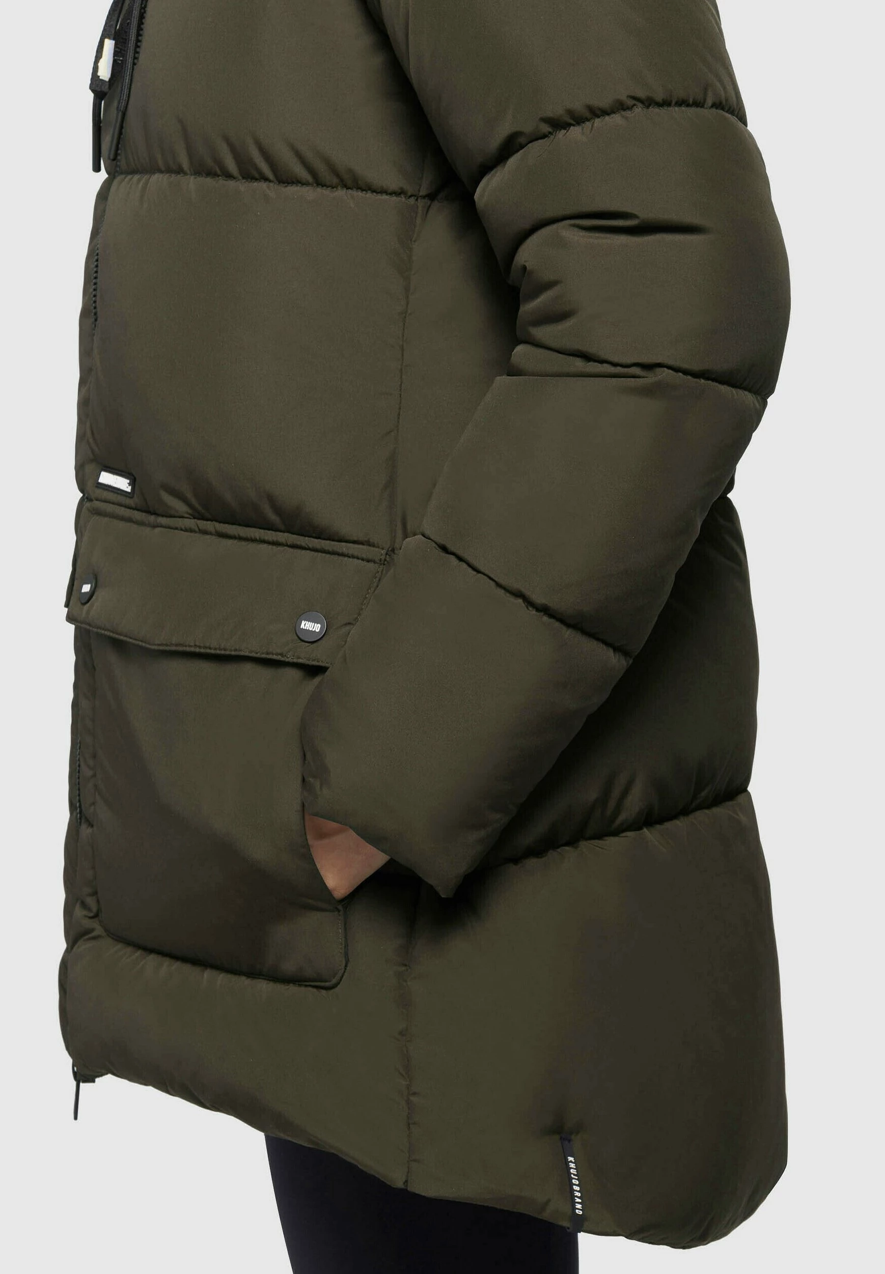 Khujo PHEOBE - Płaszcz Zimowy - Olivgrün 7 Khujo PHEOBE - Płaszcz Zimowy - Olivgrün - obrazek 5