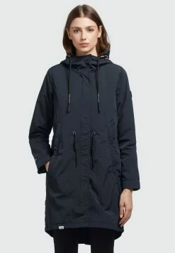 Khujo ADDA - Krótki Płaszcz - Dunkelgrau