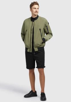 Khujo ASTILE2 - Kurtka Bomber - Olivgrün -Khujo Sklep 154f2b414557431e85ab9996f2fd3dce
