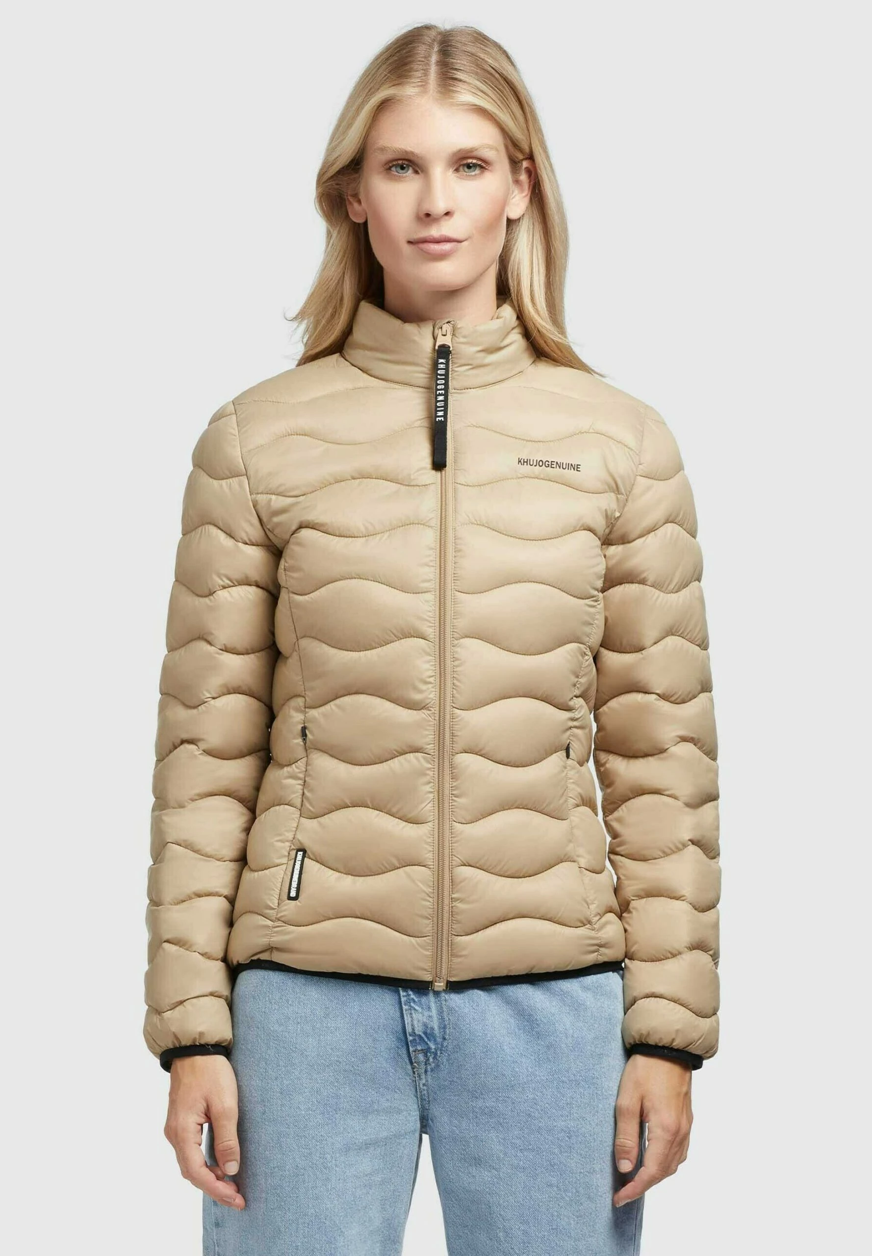 Khujo ELENI - Kurtka Przejściowa - Beige 3 Khujo ELENI - Kurtka Przejściowa - Beige