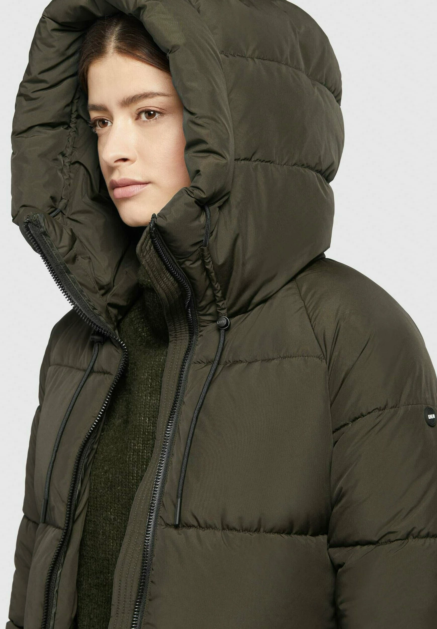 Khujo PHEOBE - Płaszcz Zimowy - Olivgrün 6 Khujo PHEOBE - Płaszcz Zimowy - Olivgrün - obrazek 4