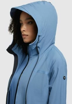 Khujo MARNIA - Kurtka Przeciwdeszczowa - Blau -Khujo Sklep 1ca07fd0d4b144309f922aba9f480f49