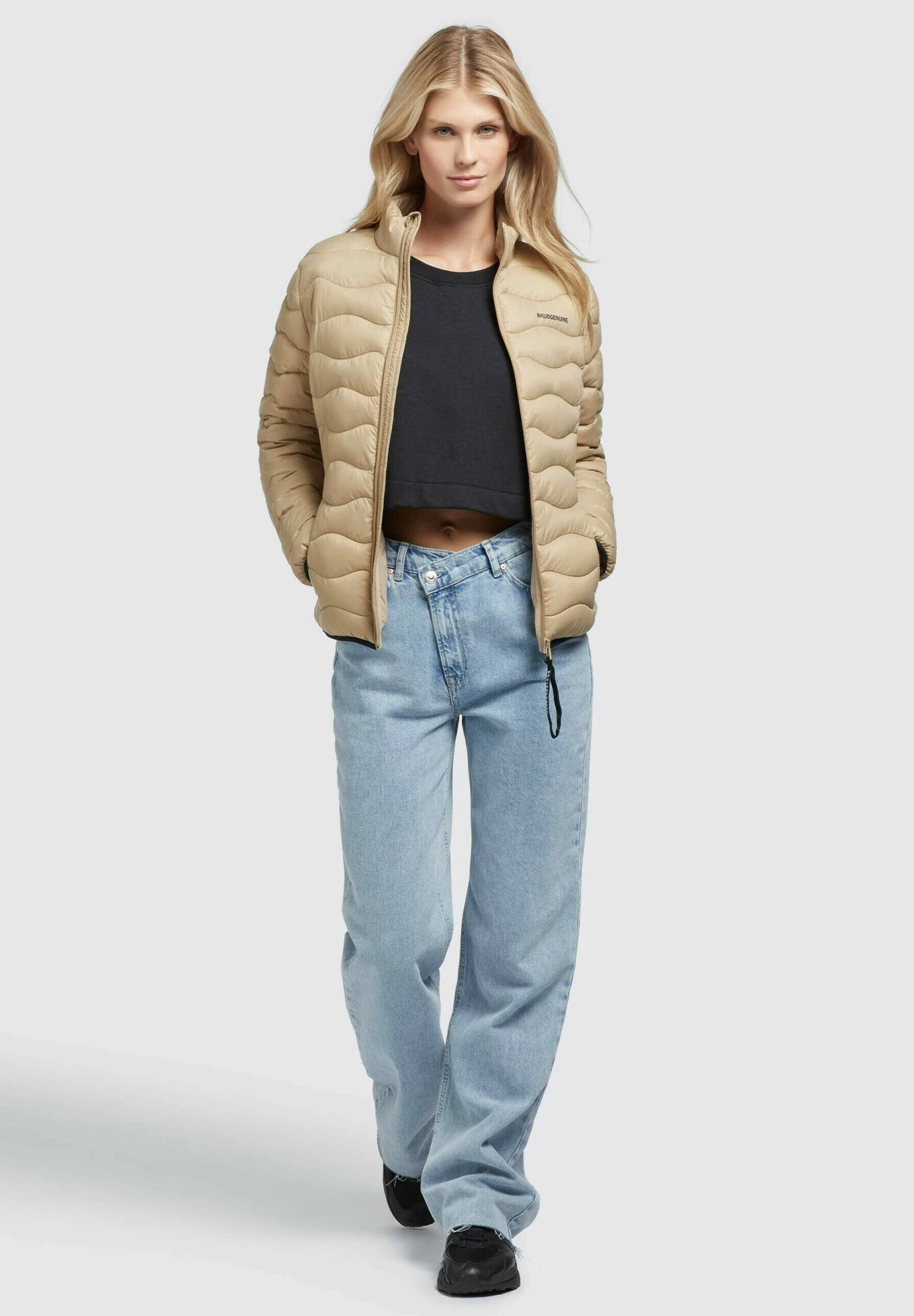 Khujo ELENI - Kurtka Przejściowa - Beige 6 Khujo ELENI - Kurtka Przejściowa - Beige - obrazek 4