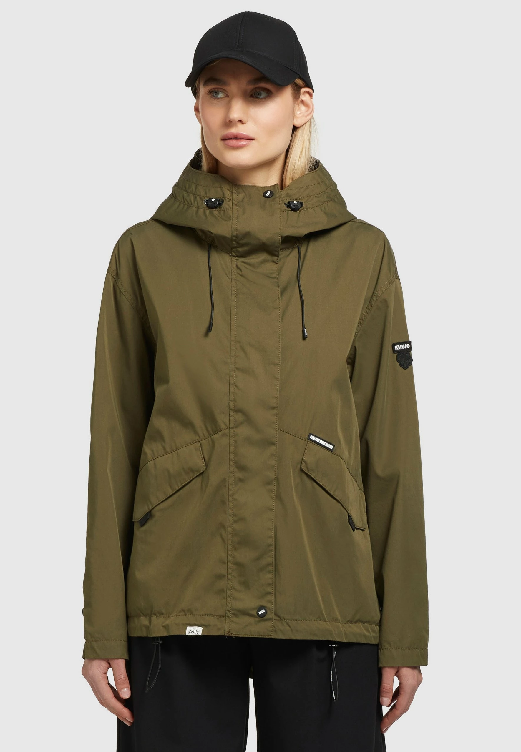 Khujo FRIPS - Kurtka Przejściowa - Dunkeloliv 3 Khujo FRIPS - Kurtka Przejściowa - Dunkeloliv