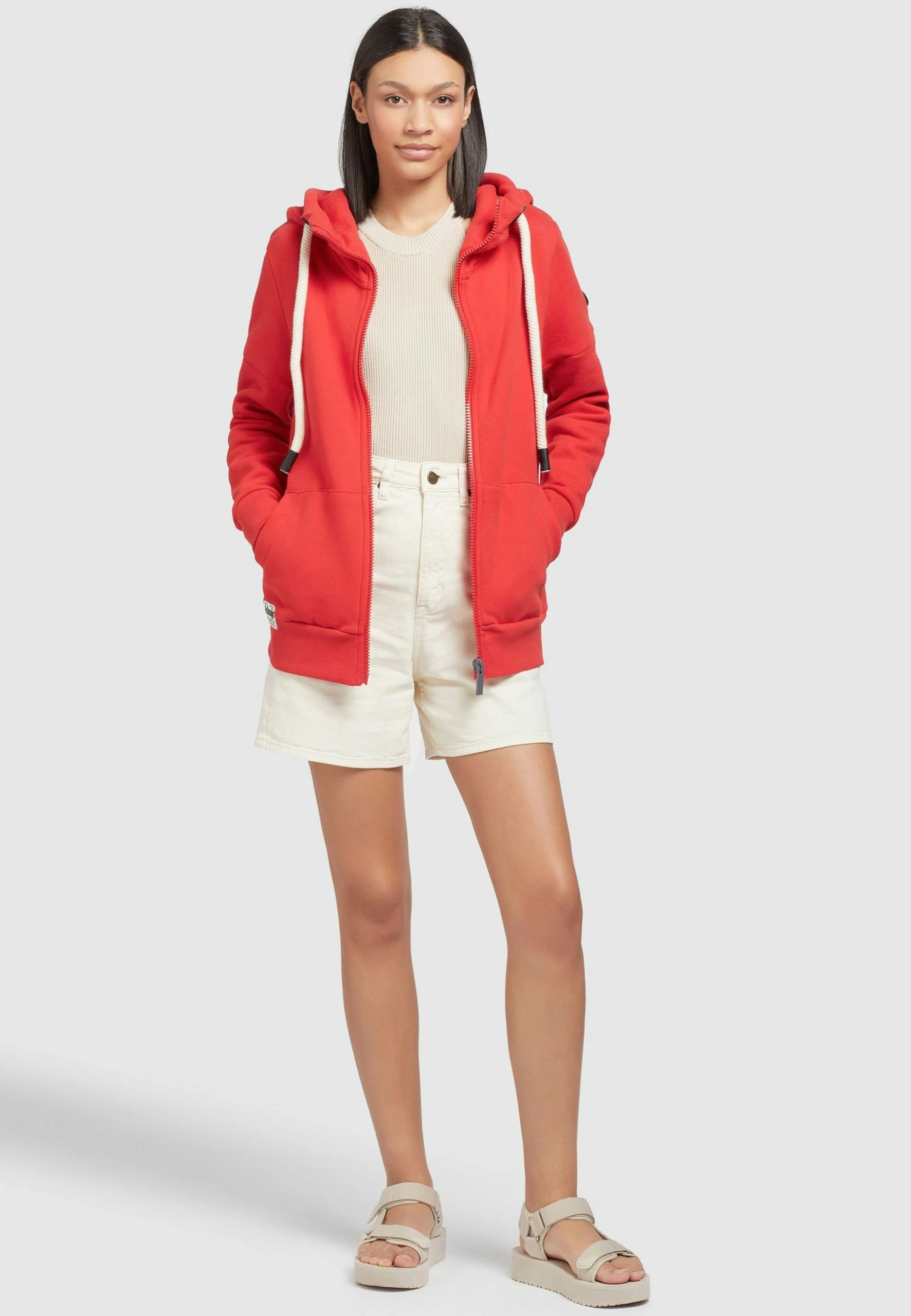 Khujo SALOMEA - Bluza Rozpinana - Rot 4 Khujo SALOMEA - Bluza Rozpinana - Rot - obrazek 2