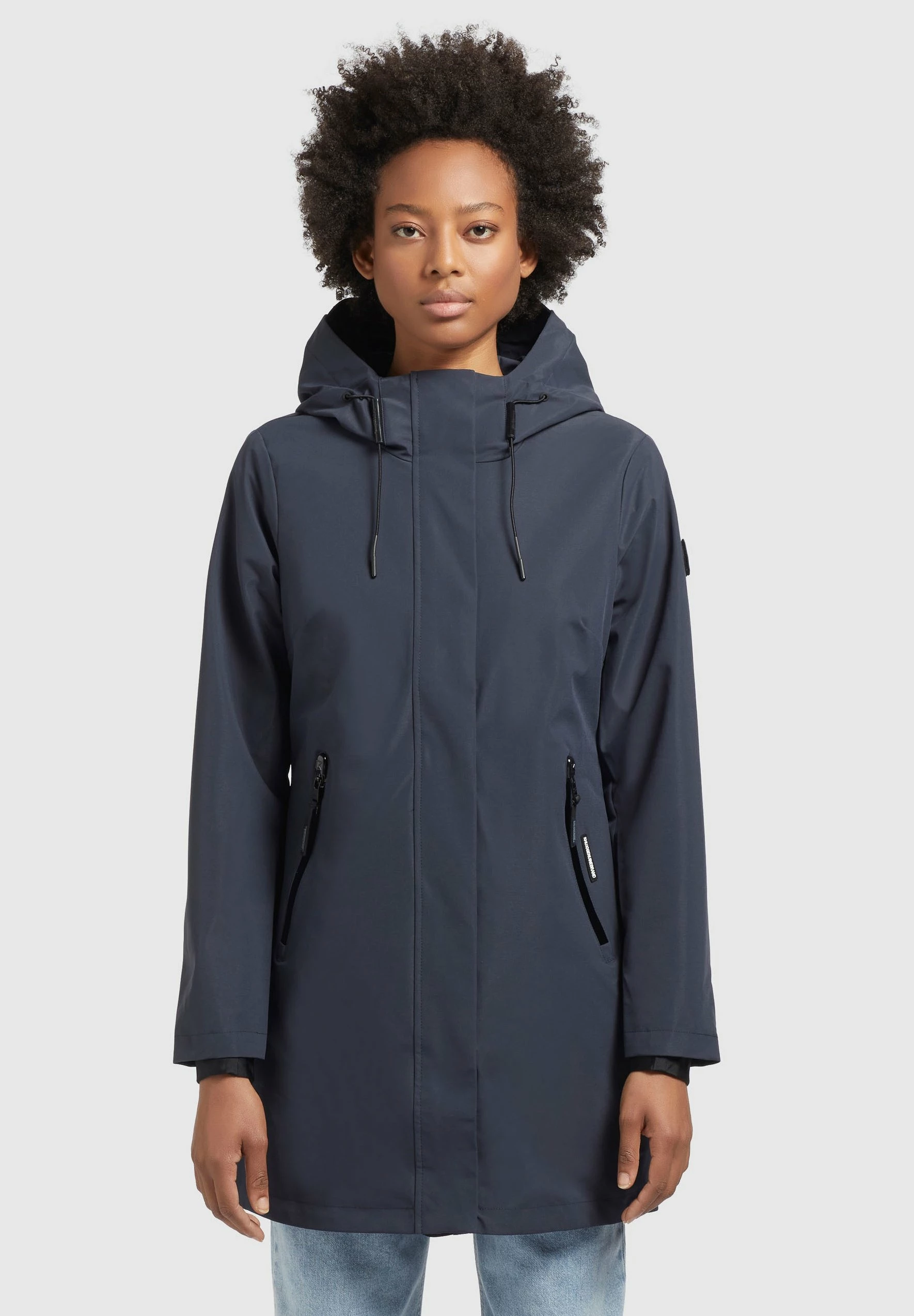 Khujo IZAF - Kurtka Przeciwdeszczowa - Dunkelblau 3 Khujo IZAF - Kurtka Przeciwdeszczowa - Dunkelblau