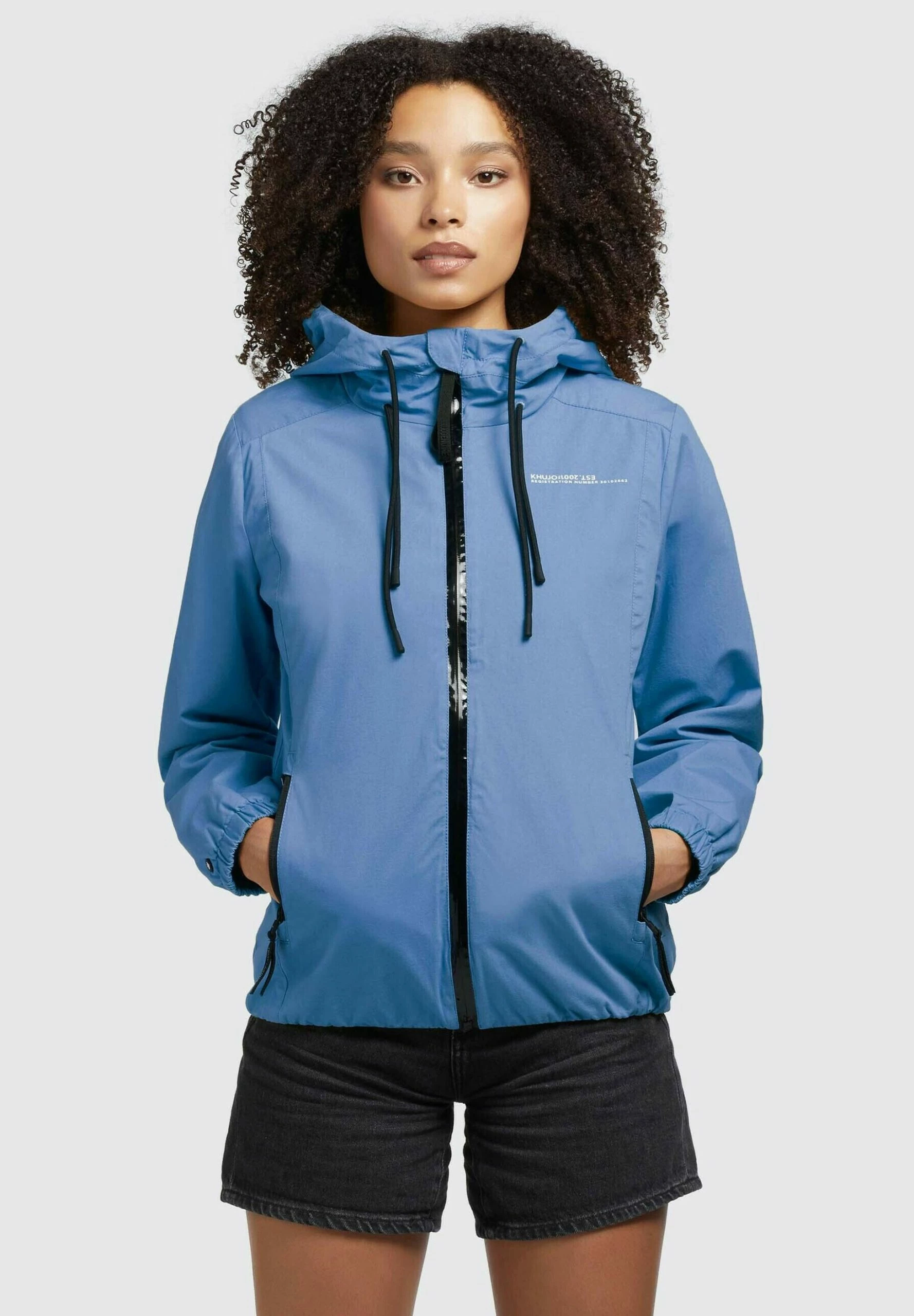 Khujo ROLAVA2 - Kurtka Przejściowa - Blau 3 Khujo ROLAVA2 - Kurtka Przejściowa - Blau