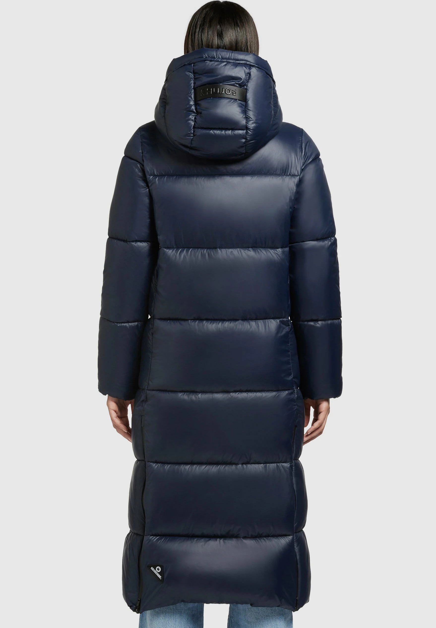 Khujo MELONA SHINY - Płaszcz Zimowy - Dunkelblau 5 Khujo MELONA SHINY - Płaszcz Zimowy - Dunkelblau - obrazek 3