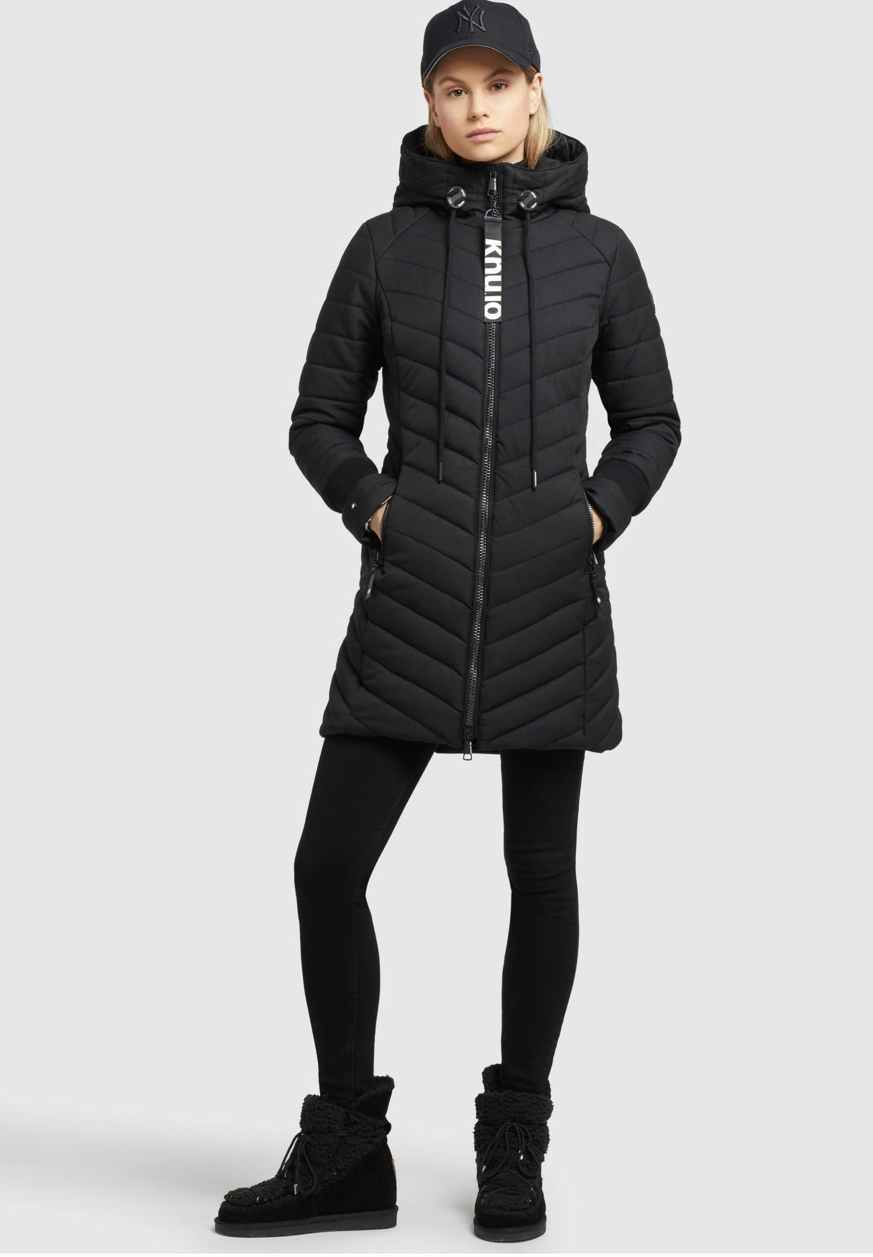 Khujo NITA STRUCTURED - Płaszcz Zimowy - Schwarz 4 Khujo NITA STRUCTURED - Płaszcz Zimowy - Schwarz - obrazek 2