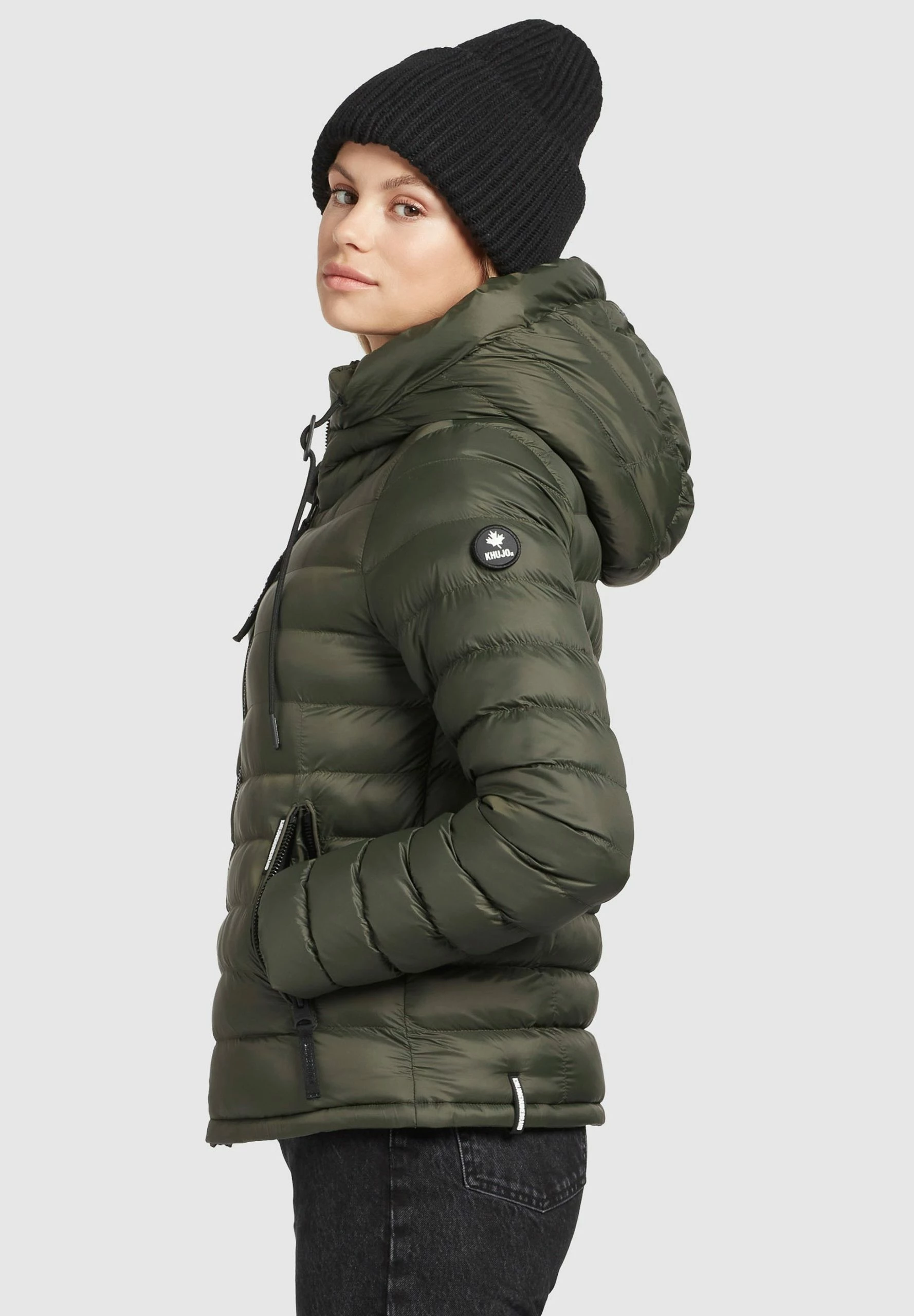 Khujo LOVINA2 SHINE - Kurtka Zimowa - Dunkeloliv 6 Khujo LOVINA2 SHINE - Kurtka Zimowa - Dunkeloliv - obrazek 4