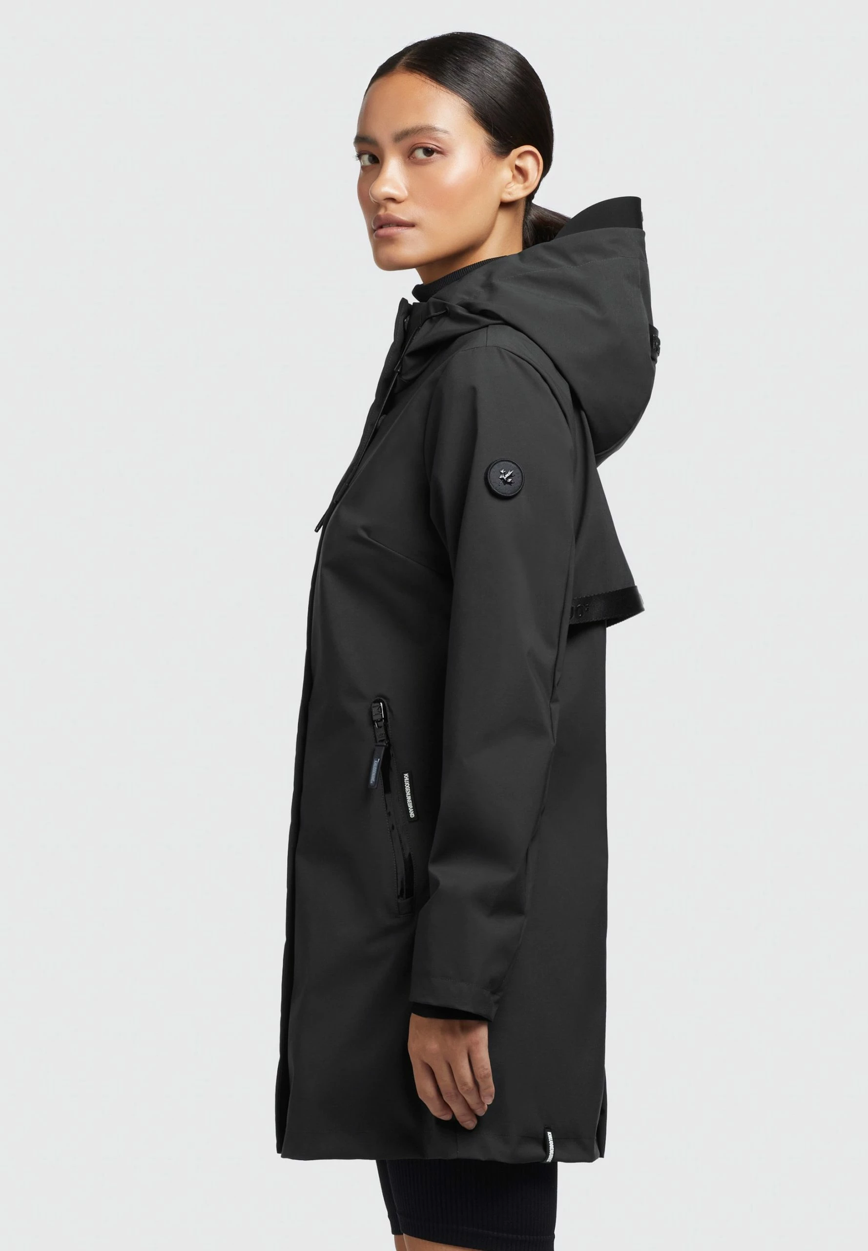 Khujo IZAF - Kurtka Przeciwdeszczowa - Schwarz 6 Khujo IZAF - Kurtka Przeciwdeszczowa - Schwarz - obrazek 4