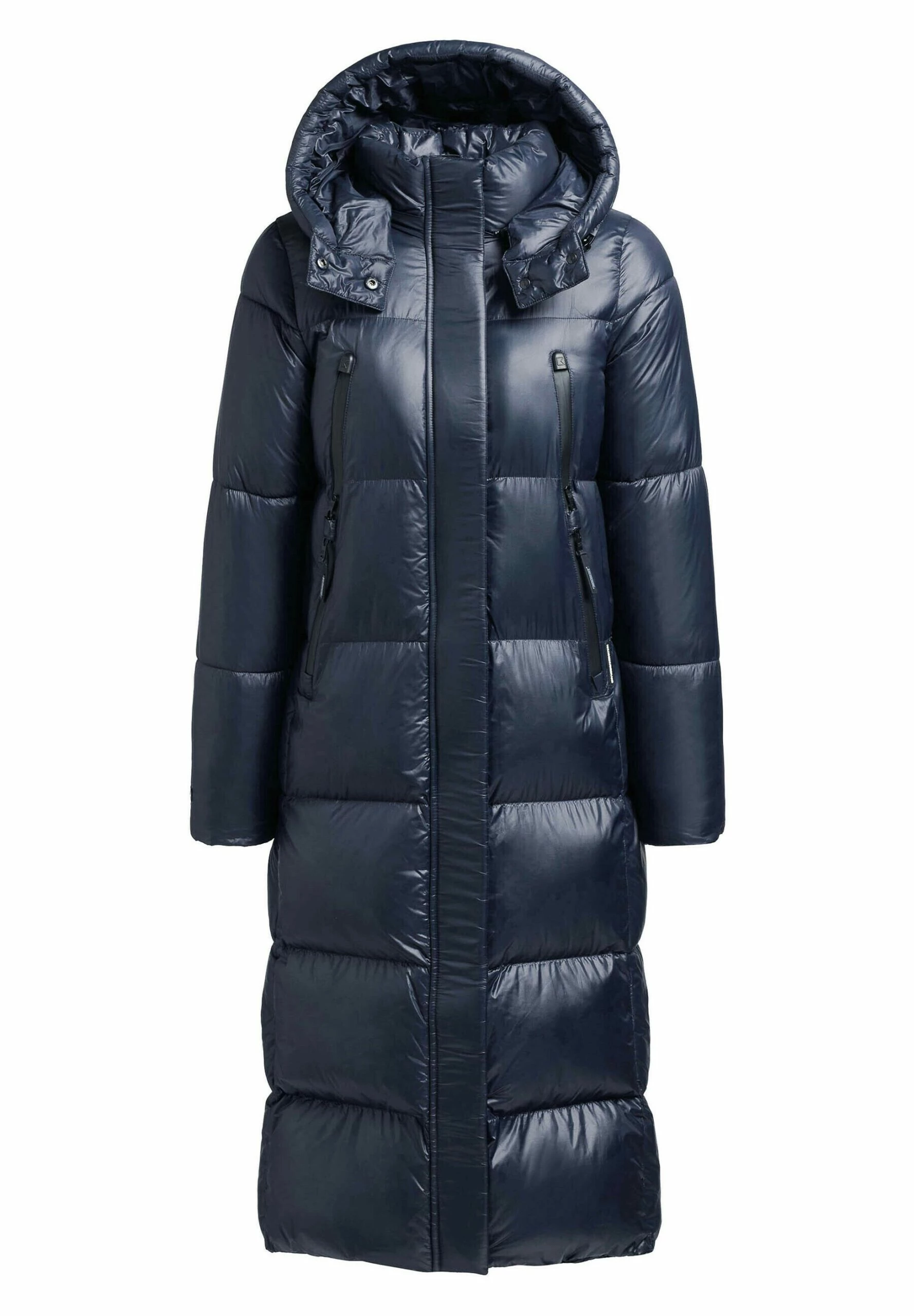 Khujo MELONA SHINY - Płaszcz Zimowy - Dunkelblau 10 Khujo MELONA SHINY - Płaszcz Zimowy - Dunkelblau - obrazek 8