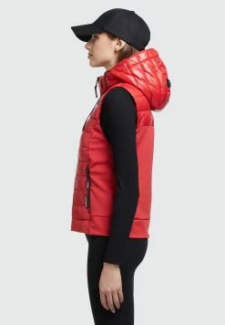 Khujo FABIA SHINY - Kamizelka - Rot -Khujo Sklep 4bfe76287f9c45a28c524d8d2c3ff65d
