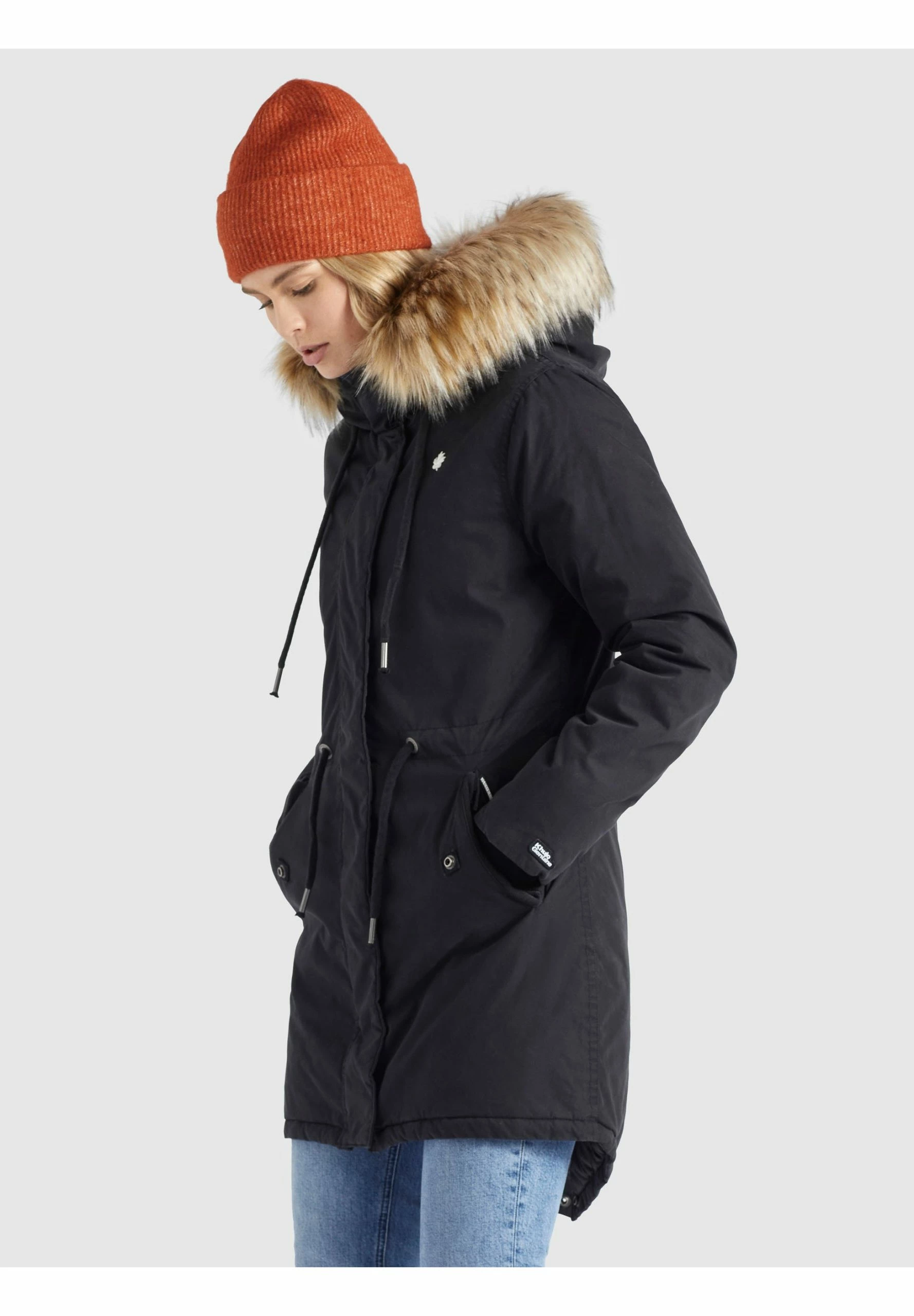 Khujo CODISH - Płaszcz Zimowy - Schwarz 7 Khujo CODISH - Płaszcz Zimowy - Schwarz - obrazek 5