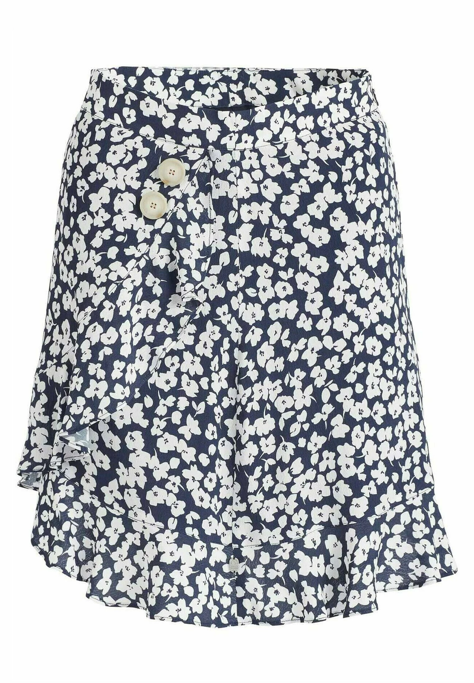 Khujo UNDINE - Spódnica Trapezowa - Dunkelblau-weiß Geblümt 10 Khujo UNDINE - Spódnica Trapezowa - Dunkelblau-weiß Geblümt - obrazek 8