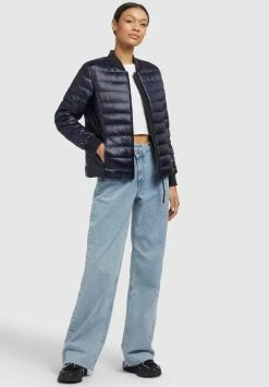 Khujo MAUDE SHINY - Kurtka Bomber - Dunkelblau -Khujo Sklep 5abe7248fa164210b386abd3d15ff9b2