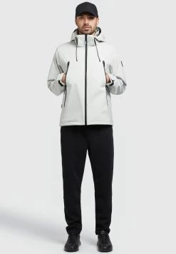 Khujo ADAM - Kurtka Przeciwdeszczowa - Hellgrau -Khujo Sklep 5bdac6b28a8b45baab1bf61cb6e79322