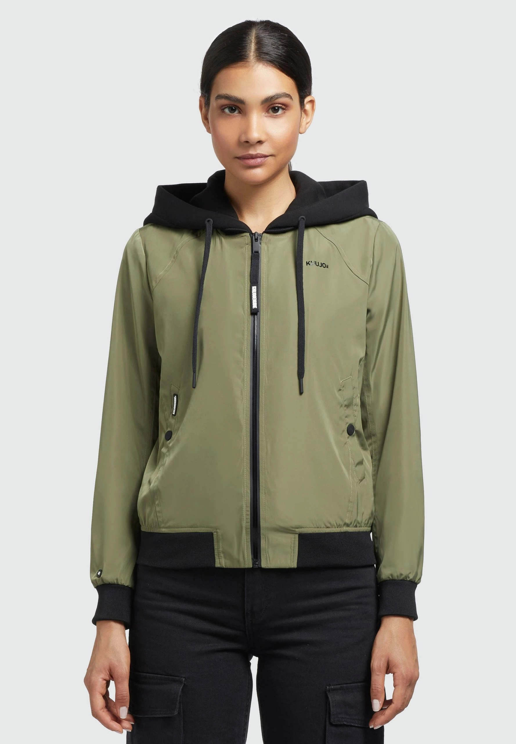 Khujo PERSEE - Kurtka Przejściowa - Olivgrün 3 Khujo PERSEE - Kurtka Przejściowa - Olivgrün