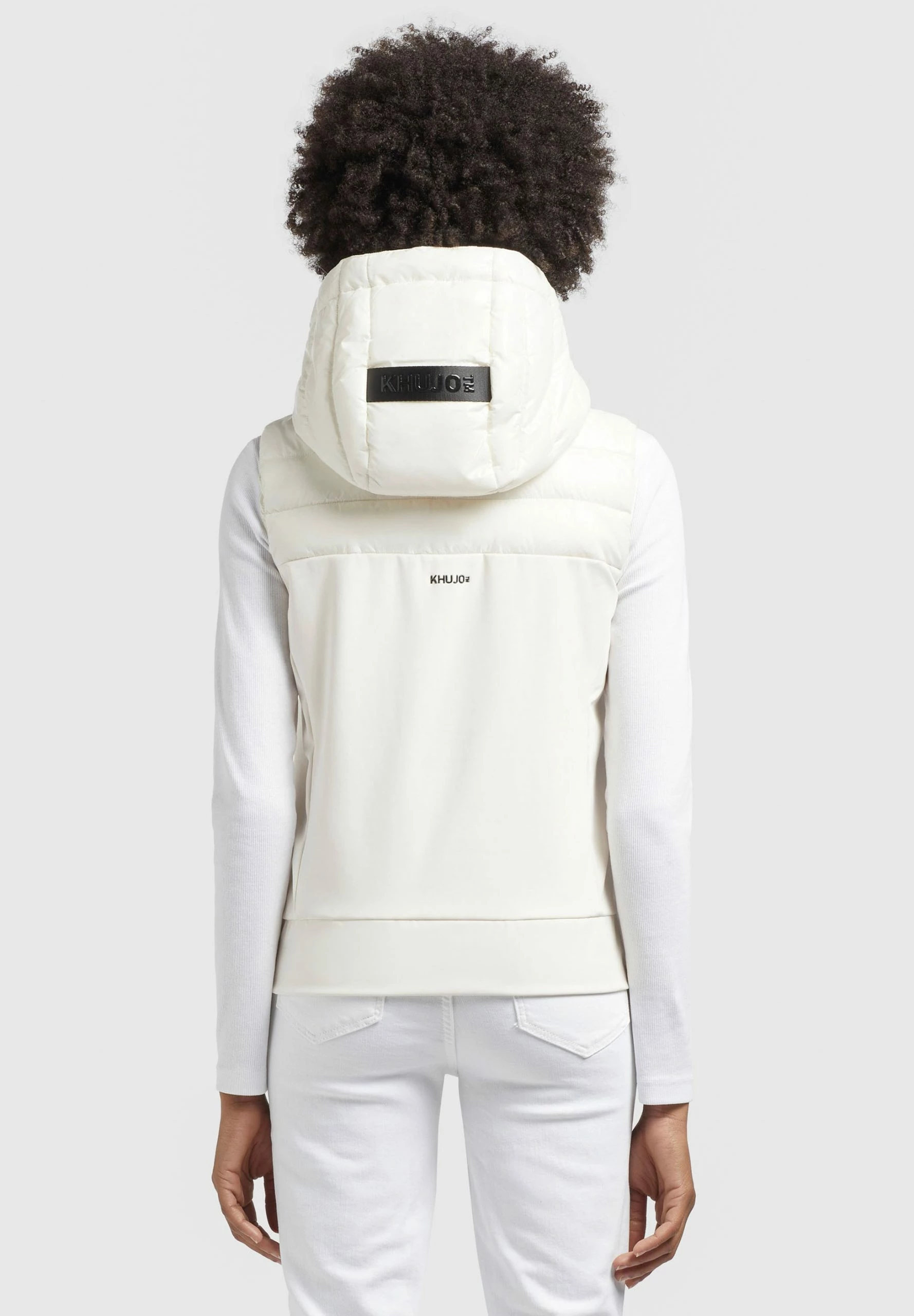 Khujo FABIA SHINY - Kamizelka - Weiß 5 Khujo FABIA SHINY - Kamizelka - Weiß - obrazek 3