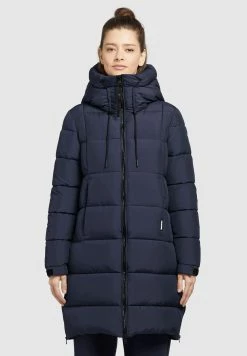 Khujo YOUMA - Płaszcz Zimowy - Schwarzblau