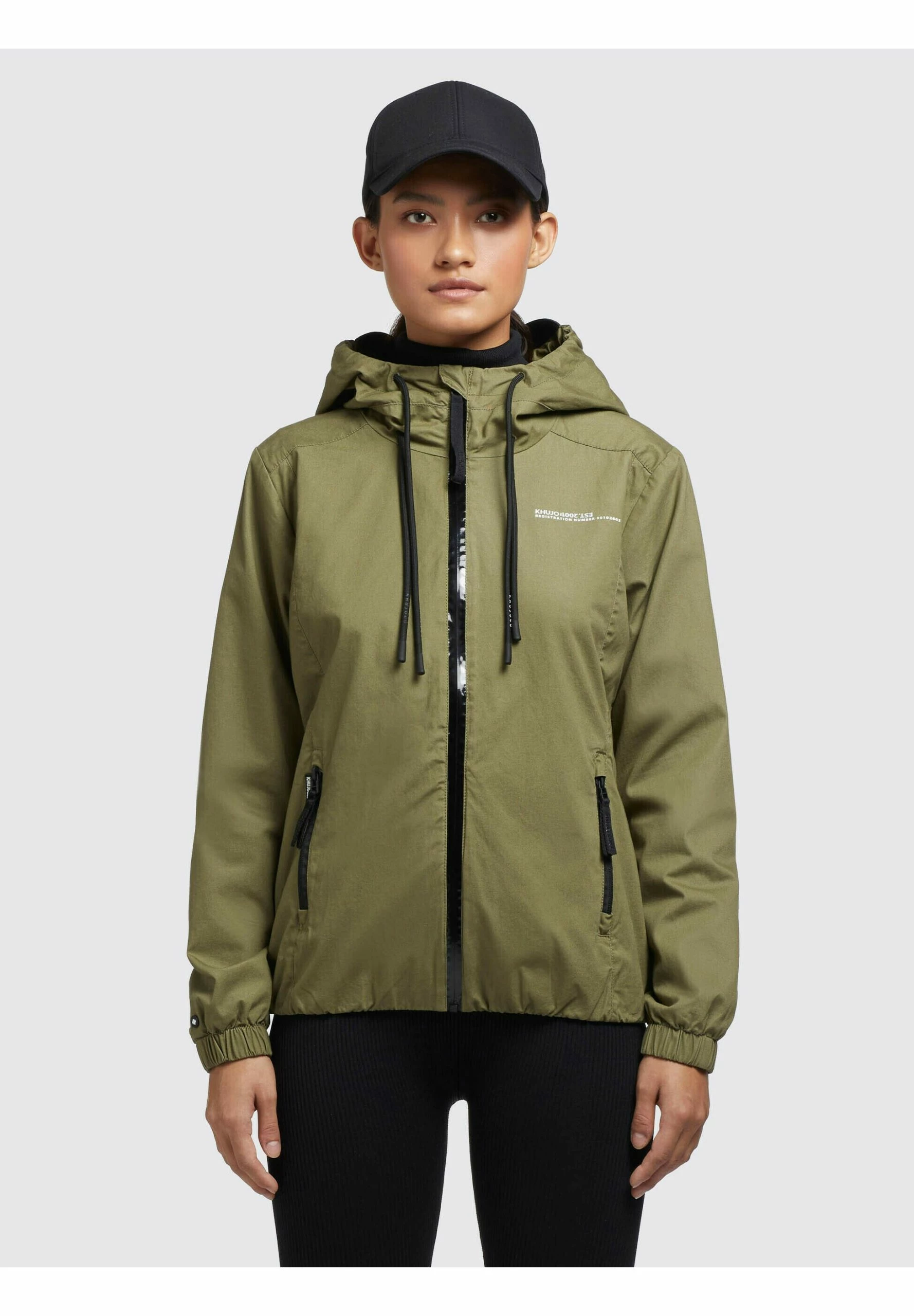 Khujo ROLAVA2 - Kurtka Przejściowa - Olivgrün 3 Khujo ROLAVA2 - Kurtka Przejściowa - Olivgrün