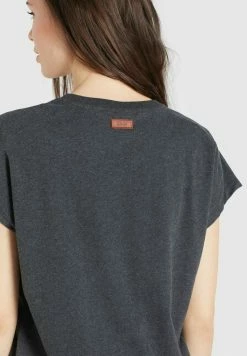 Khujo MARIKA - T-shirt Z Nadrukiem - Dunkelgrau Meliert -Khujo Sklep 63a30e4970a647fc90f32819865cc7c2