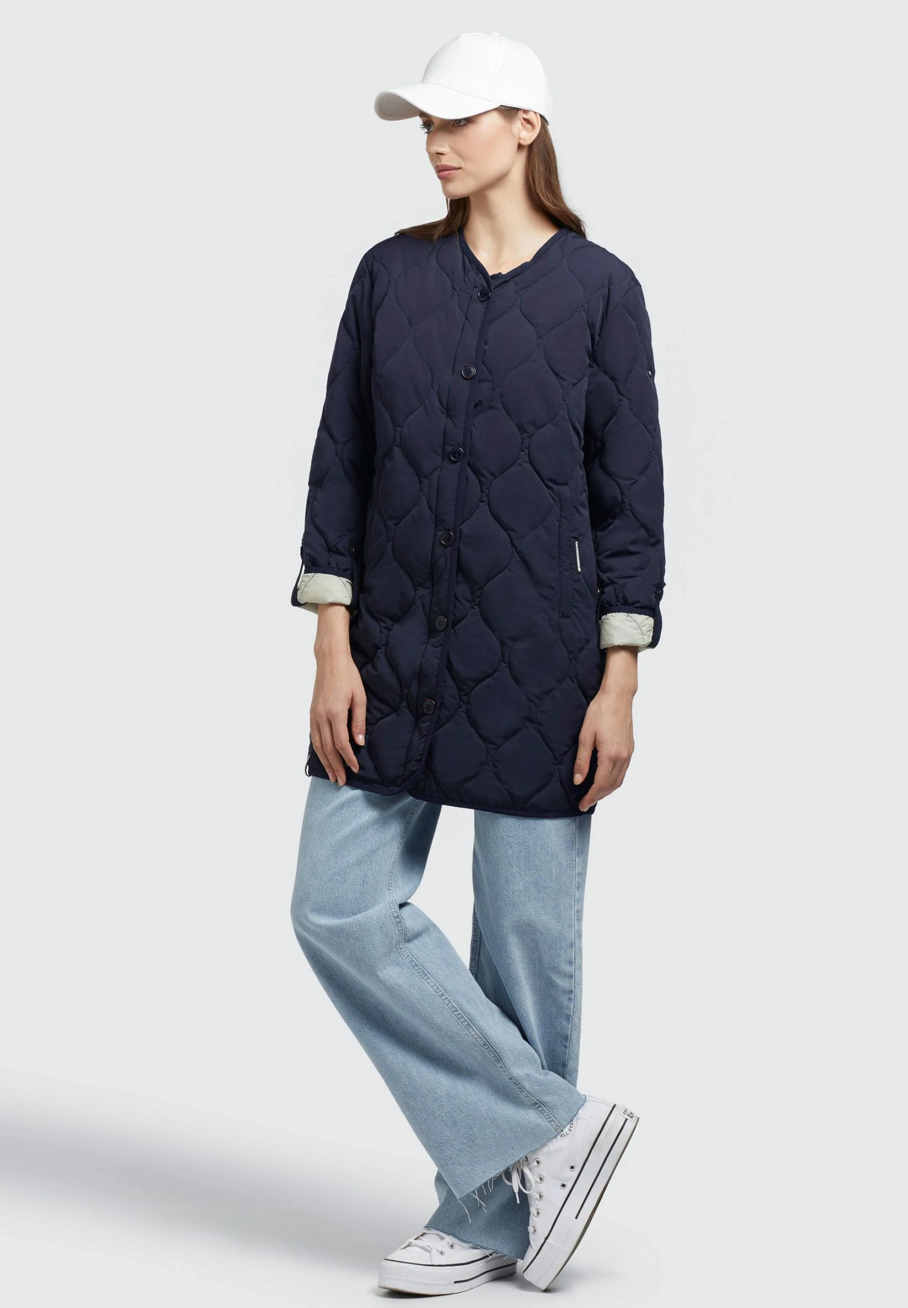 Khujo SIRA - Płaszcz Zimowy - Dunkelblau 9 Khujo SIRA - Płaszcz Zimowy - Dunkelblau - obrazek 7