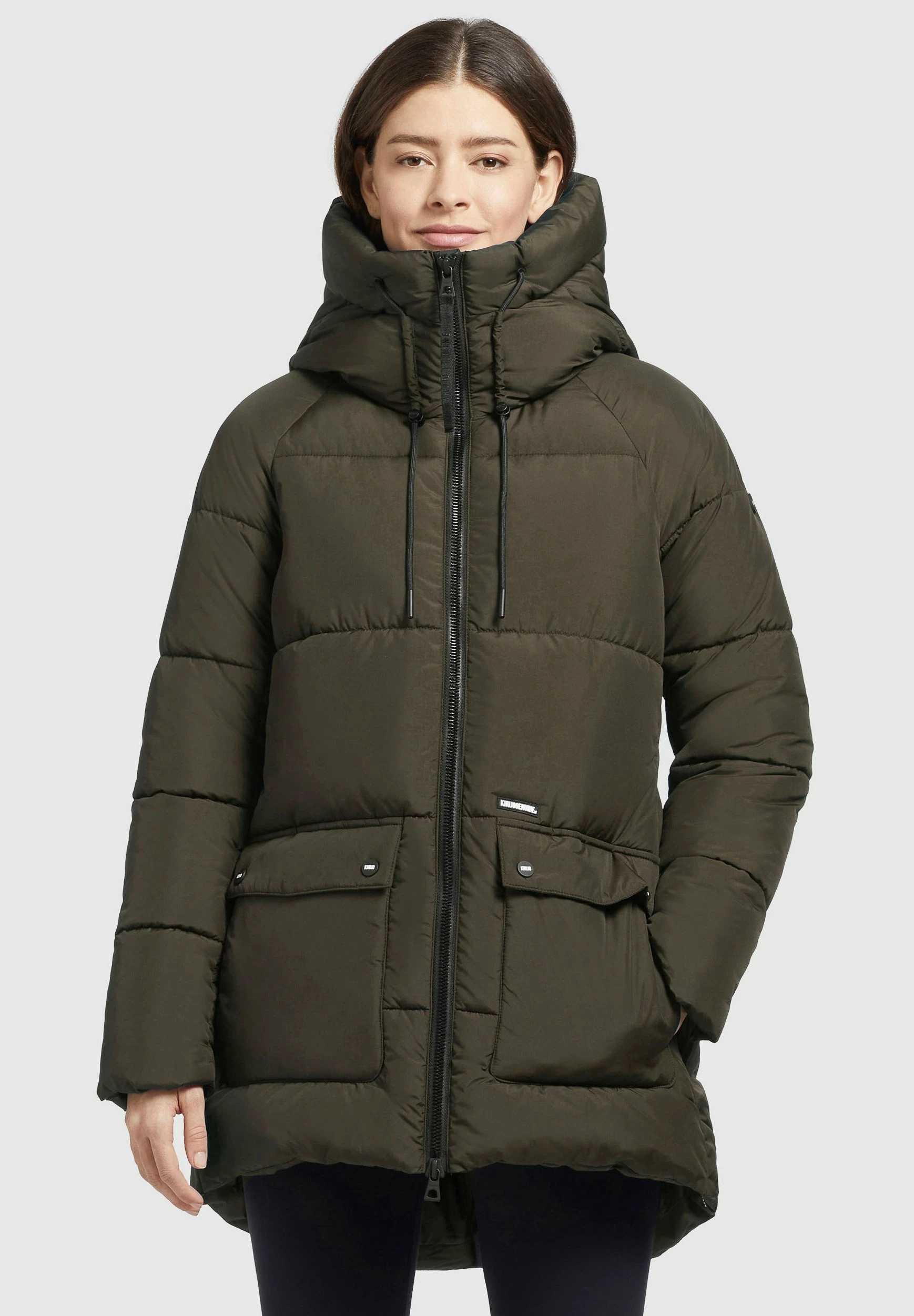 Khujo PHEOBE - Płaszcz Zimowy - Olivgrün 3 Khujo PHEOBE - Płaszcz Zimowy - Olivgrün