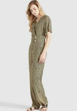 Khujo BORGIA - Kombinezon - Schwarz-gelb Geblümt -Khujo Sklep 745f0e320a9040d5b7ce3f5c9bd55945