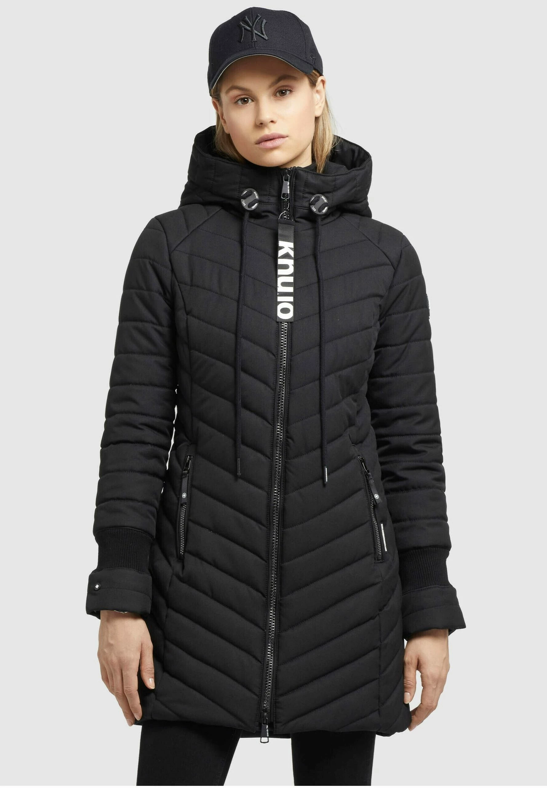 Khujo NITA STRUCTURED - Płaszcz Zimowy - Schwarz 3 Khujo NITA STRUCTURED - Płaszcz Zimowy - Schwarz