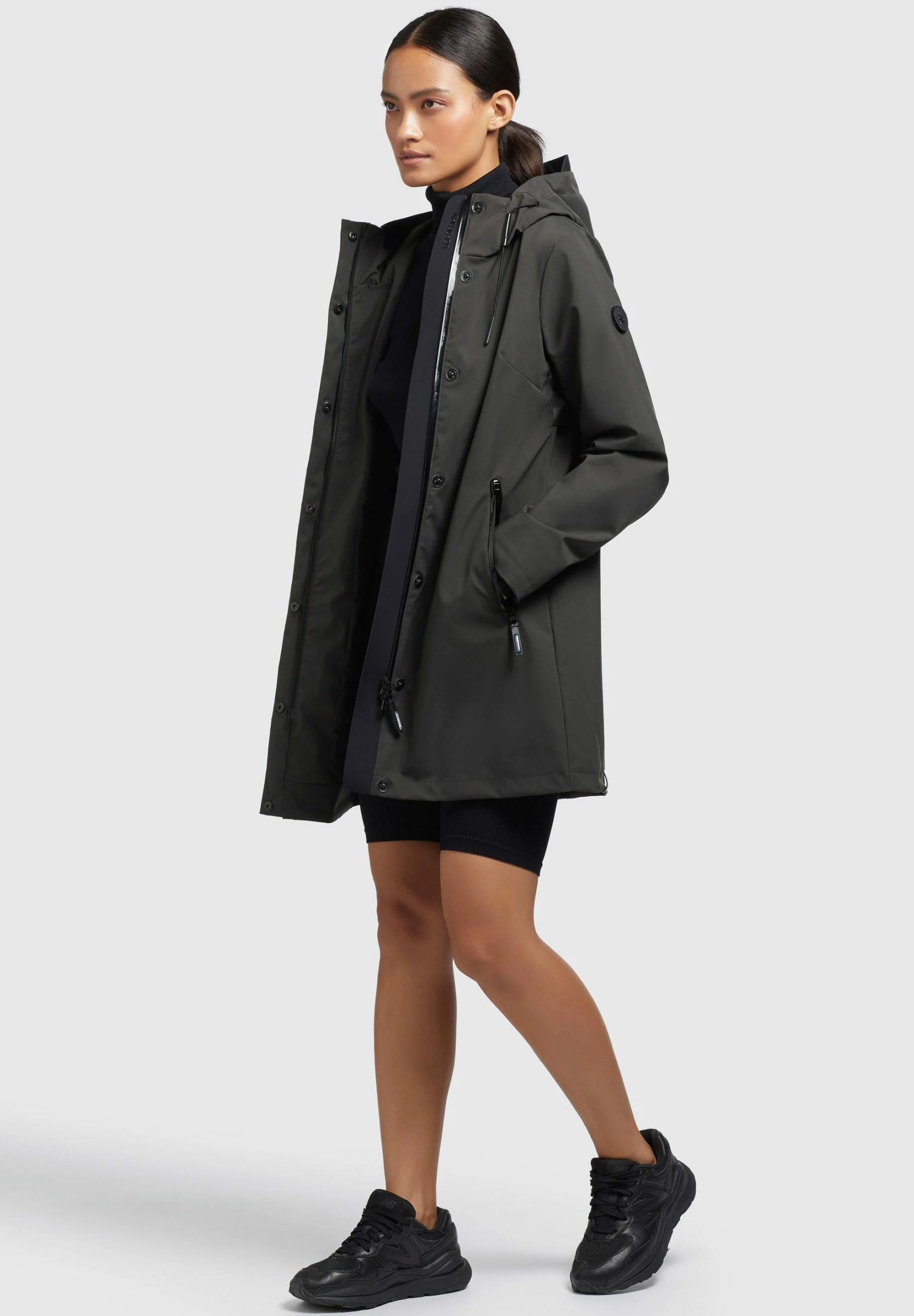 Khujo IZAF - Kurtka Przeciwdeszczowa - Braun 6 Khujo IZAF - Kurtka Przeciwdeszczowa - Braun - obrazek 4