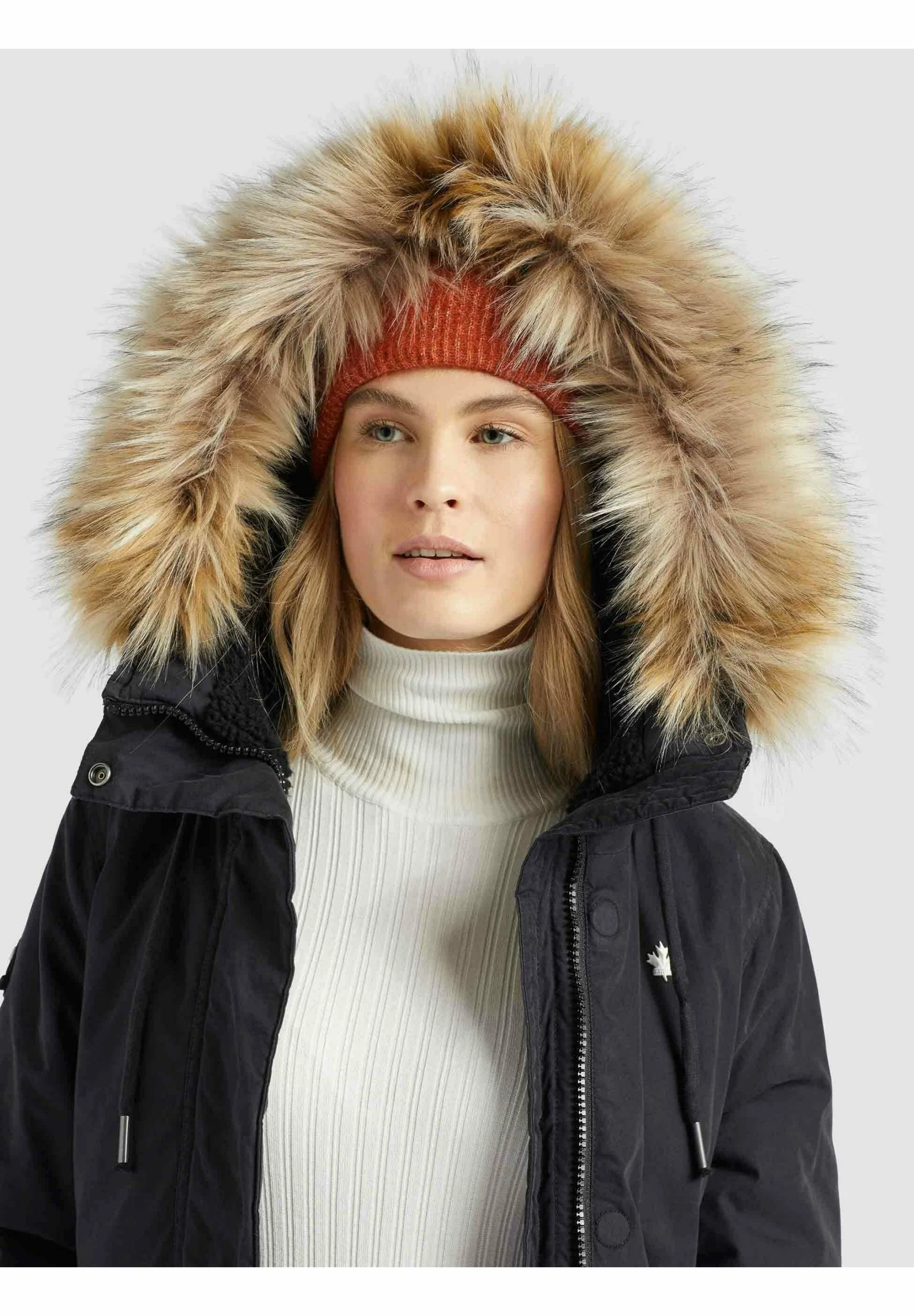 Khujo CODISH - Płaszcz Zimowy - Schwarz 8 Khujo CODISH - Płaszcz Zimowy - Schwarz - obrazek 6