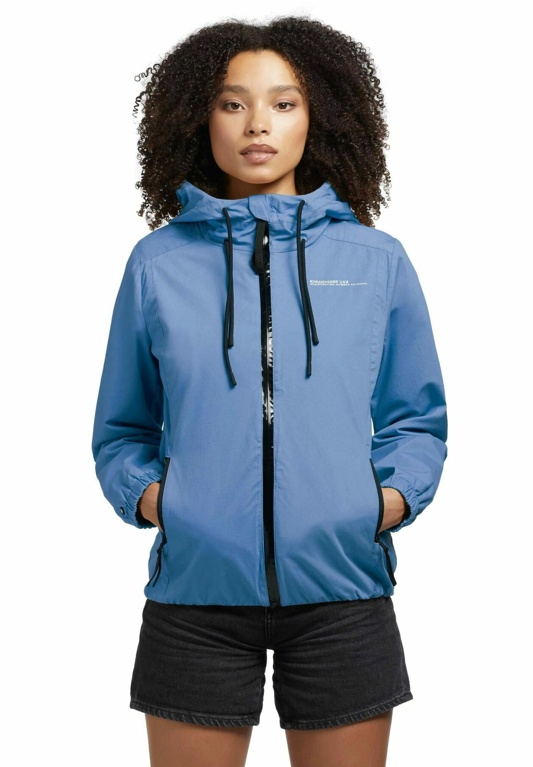 Khujo ROLAVA2 - Kurtka Przejściowa - Blau 10 Khujo ROLAVA2 - Kurtka Przejściowa - Blau - obrazek 8