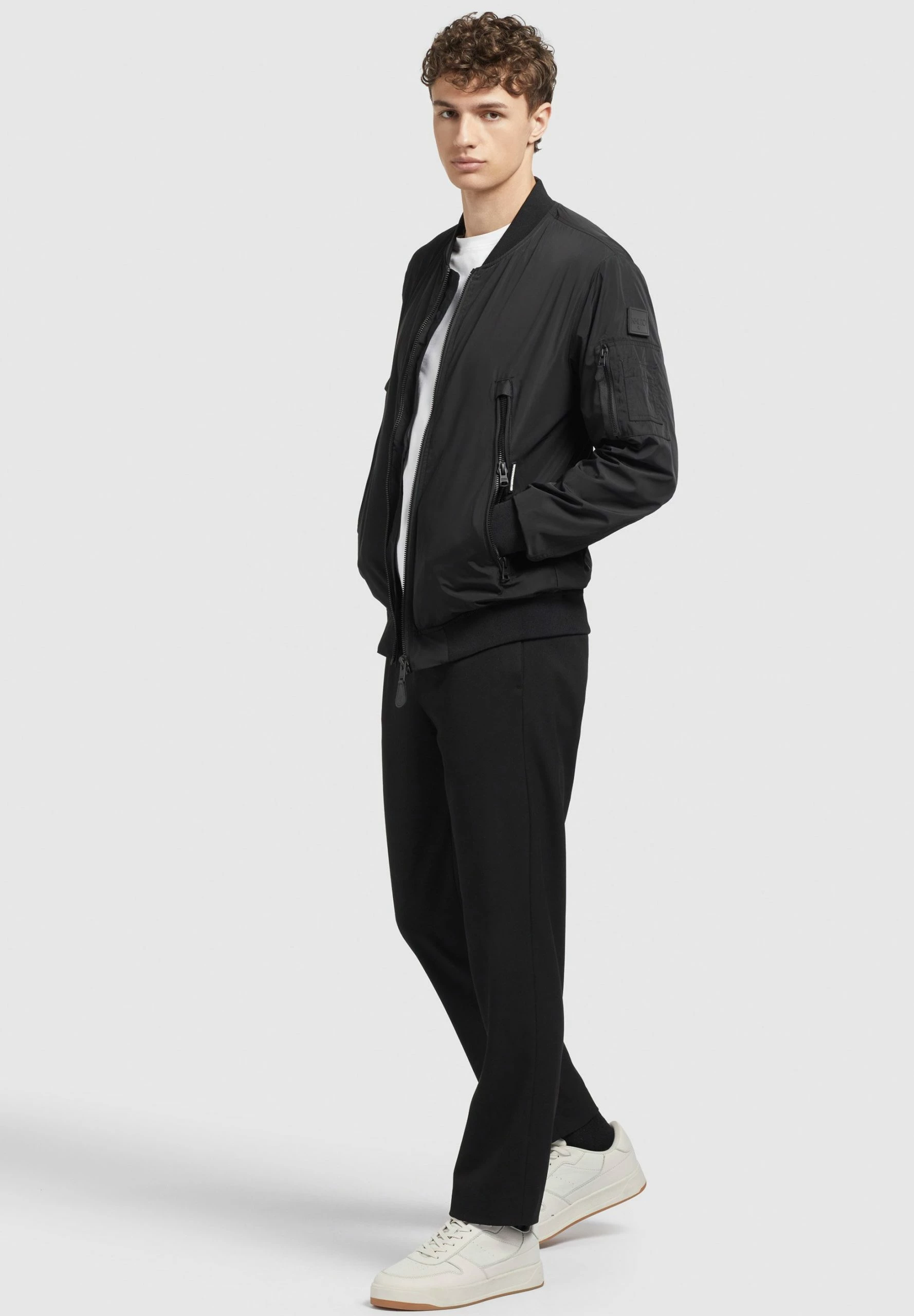 Khujo ASTILE2 - Kurtka Bomber - Black 3 Khujo ASTILE2 - Kurtka Bomber - Black