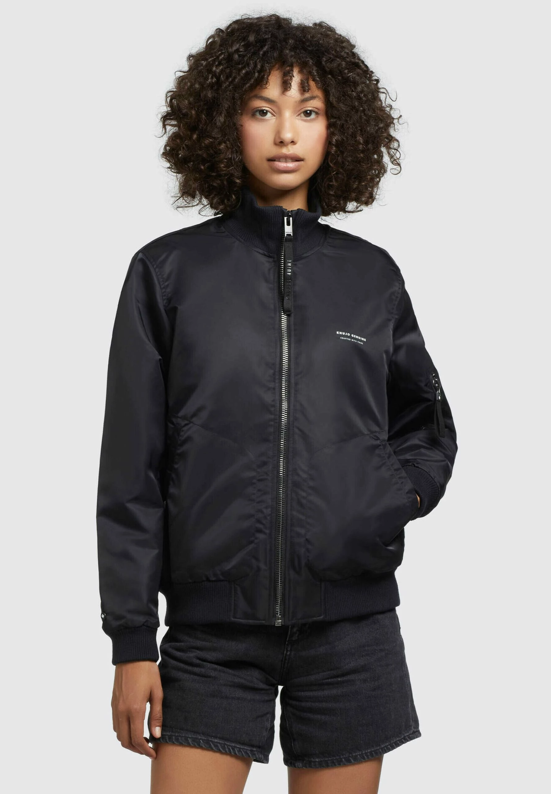 Khujo LOVA - Kurtka Przejściowa - Schwarz 3 Khujo LOVA - Kurtka Przejściowa - Schwarz