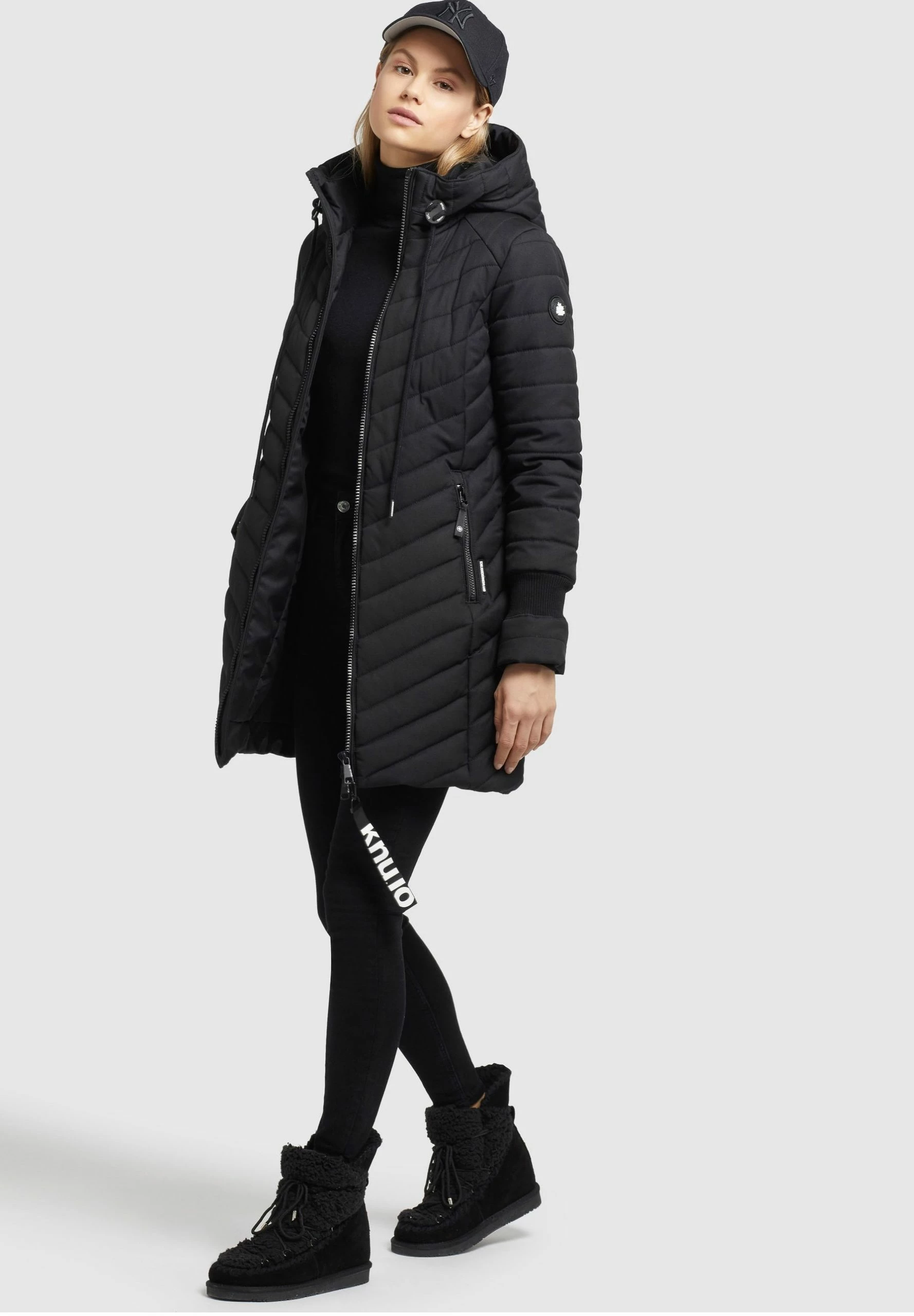 Khujo NITA STRUCTURED - Płaszcz Zimowy - Schwarz 9 Khujo NITA STRUCTURED - Płaszcz Zimowy - Schwarz - obrazek 7