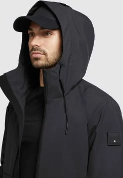 Khujo ELDON - Kurtka Outdoor - Schwarz -Khujo Sklep 97cb4ad1a0ed4516ae38dbb2103a5f92