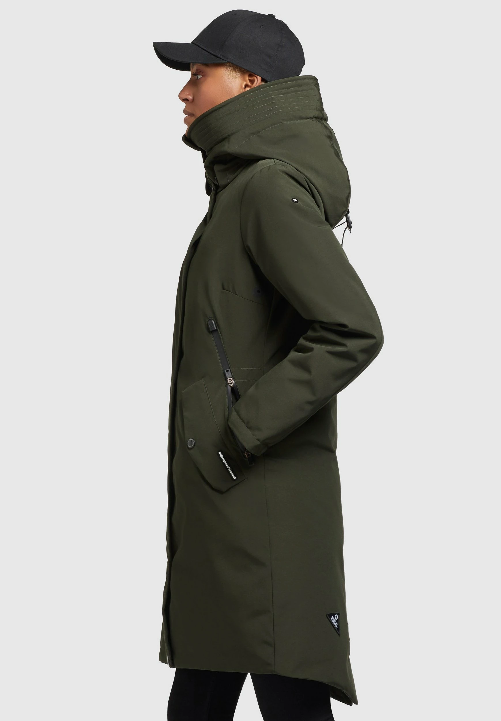 Khujo CHARLYN - Płaszcz Zimowy - Dunkelgrün 9 Khujo CHARLYN - Płaszcz Zimowy - Dunkelgrün - obrazek 7