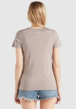 Khujo FRANCESCA BEST - T-shirt Z Nadrukiem - Graubraun -Khujo Sklep 9d425a0e34b54b5b816b06f87061cb26