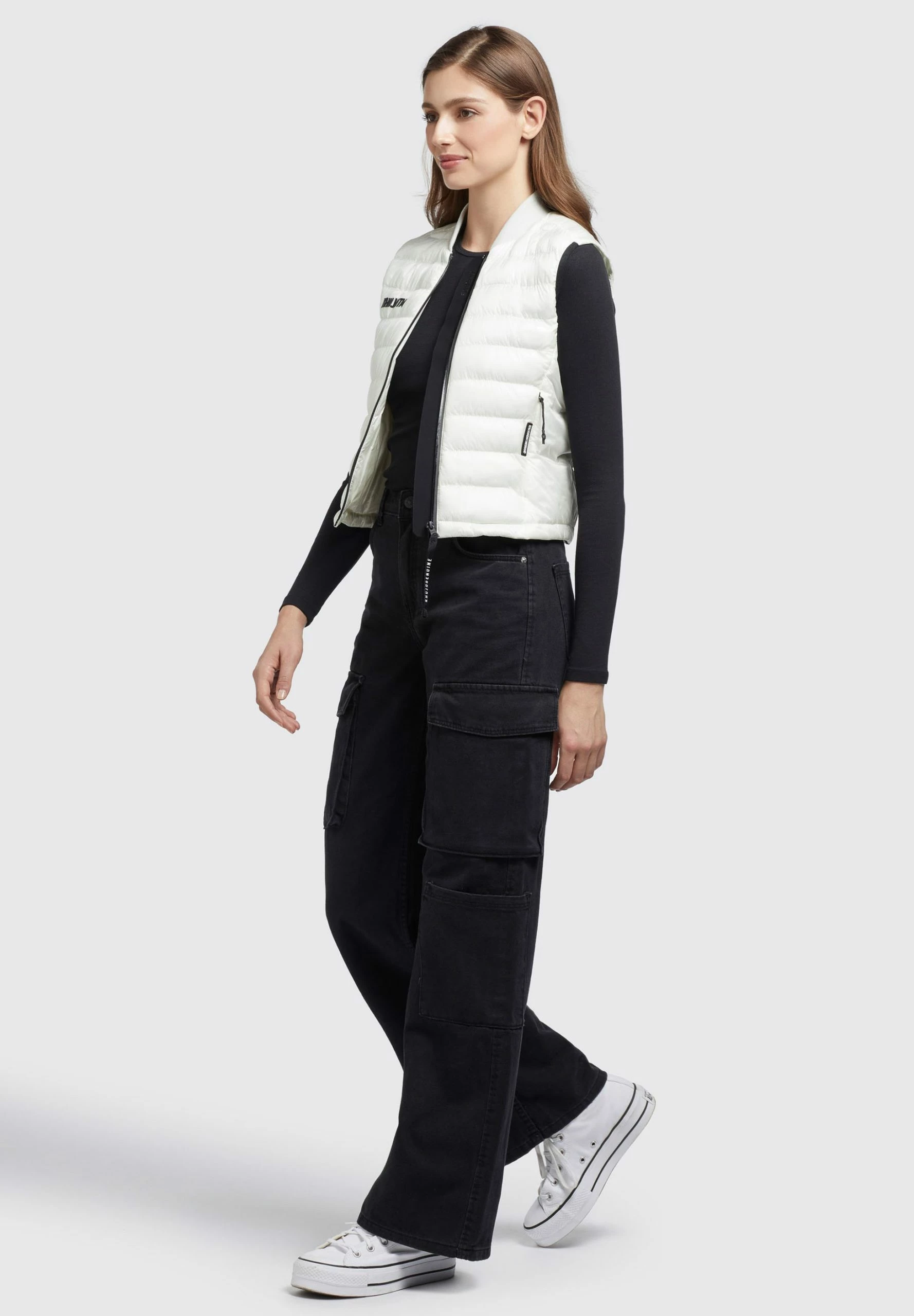 Khujo STACY - Kamizelka - Weiß 6 Khujo STACY - Kamizelka - Weiß - obrazek 4