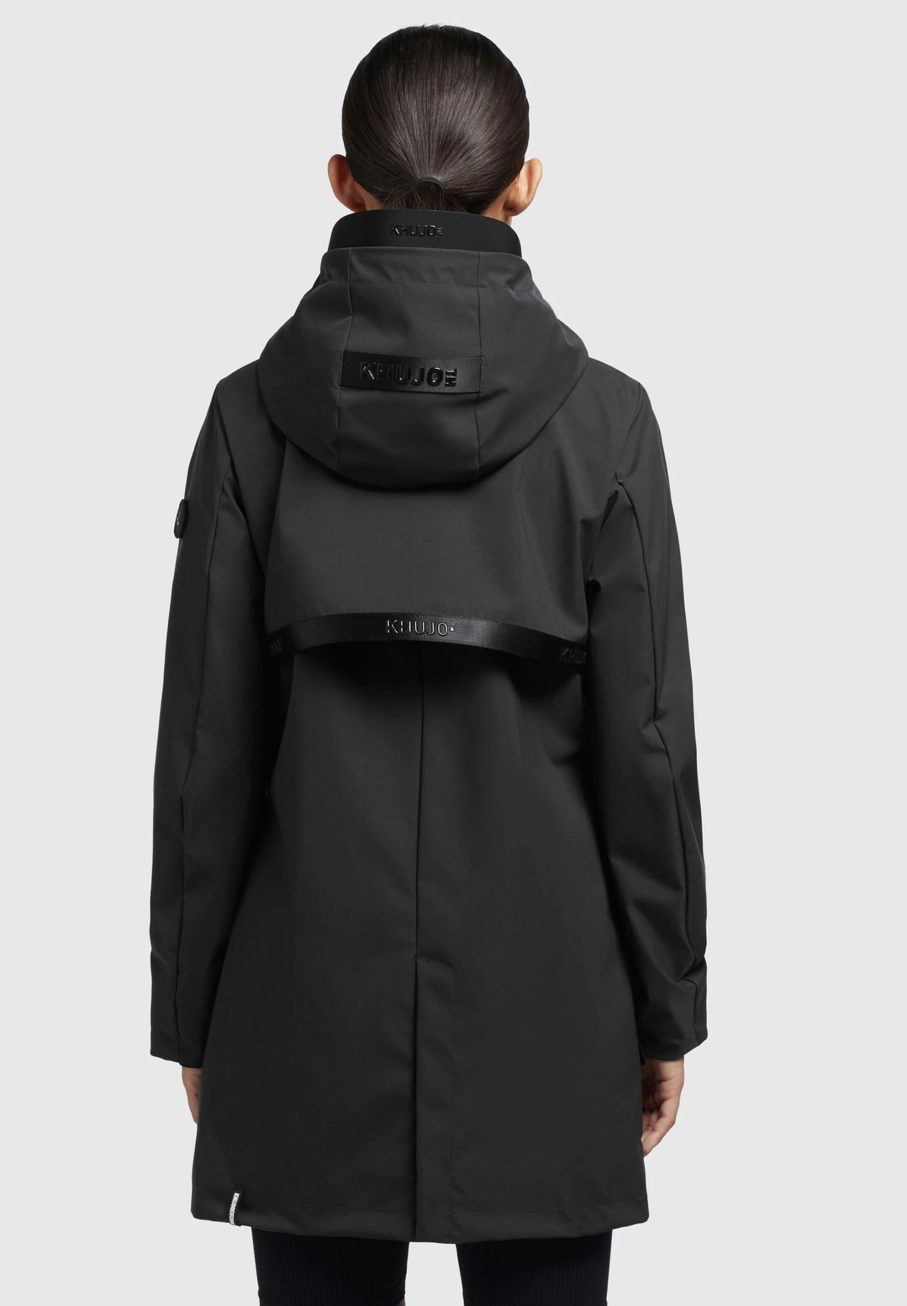 Khujo IZAF - Kurtka Przeciwdeszczowa - Schwarz 5 Khujo IZAF - Kurtka Przeciwdeszczowa - Schwarz - obrazek 3