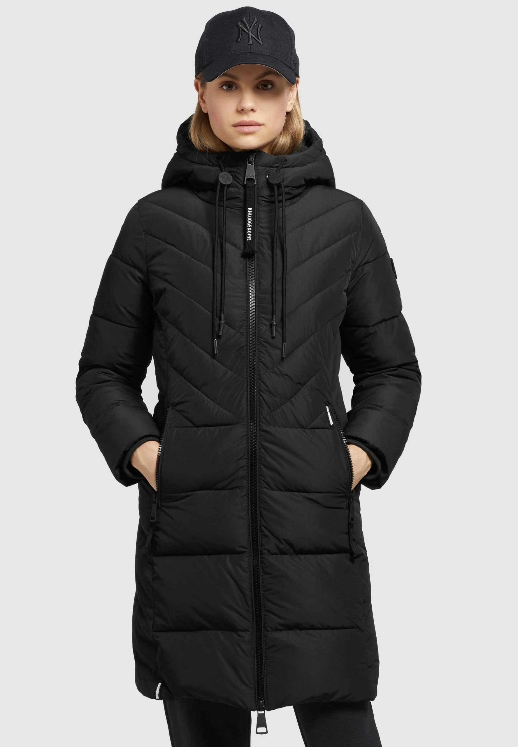 Khujo MUGG - Płaszcz Zimowy - Schwarz 3 Khujo MUGG - Płaszcz Zimowy - Schwarz