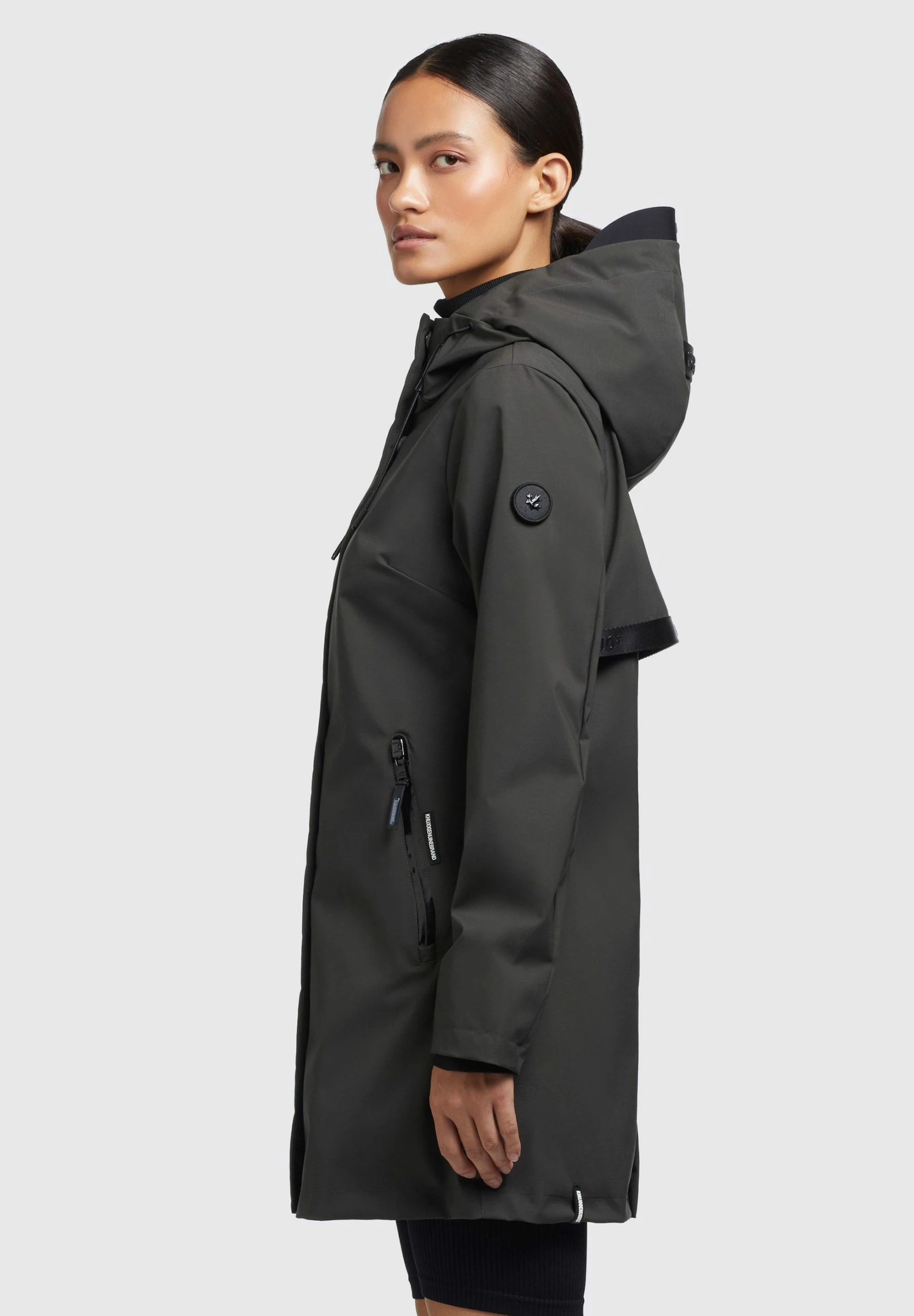 Khujo IZAF - Kurtka Przeciwdeszczowa - Braun 7 Khujo IZAF - Kurtka Przeciwdeszczowa - Braun - obrazek 5