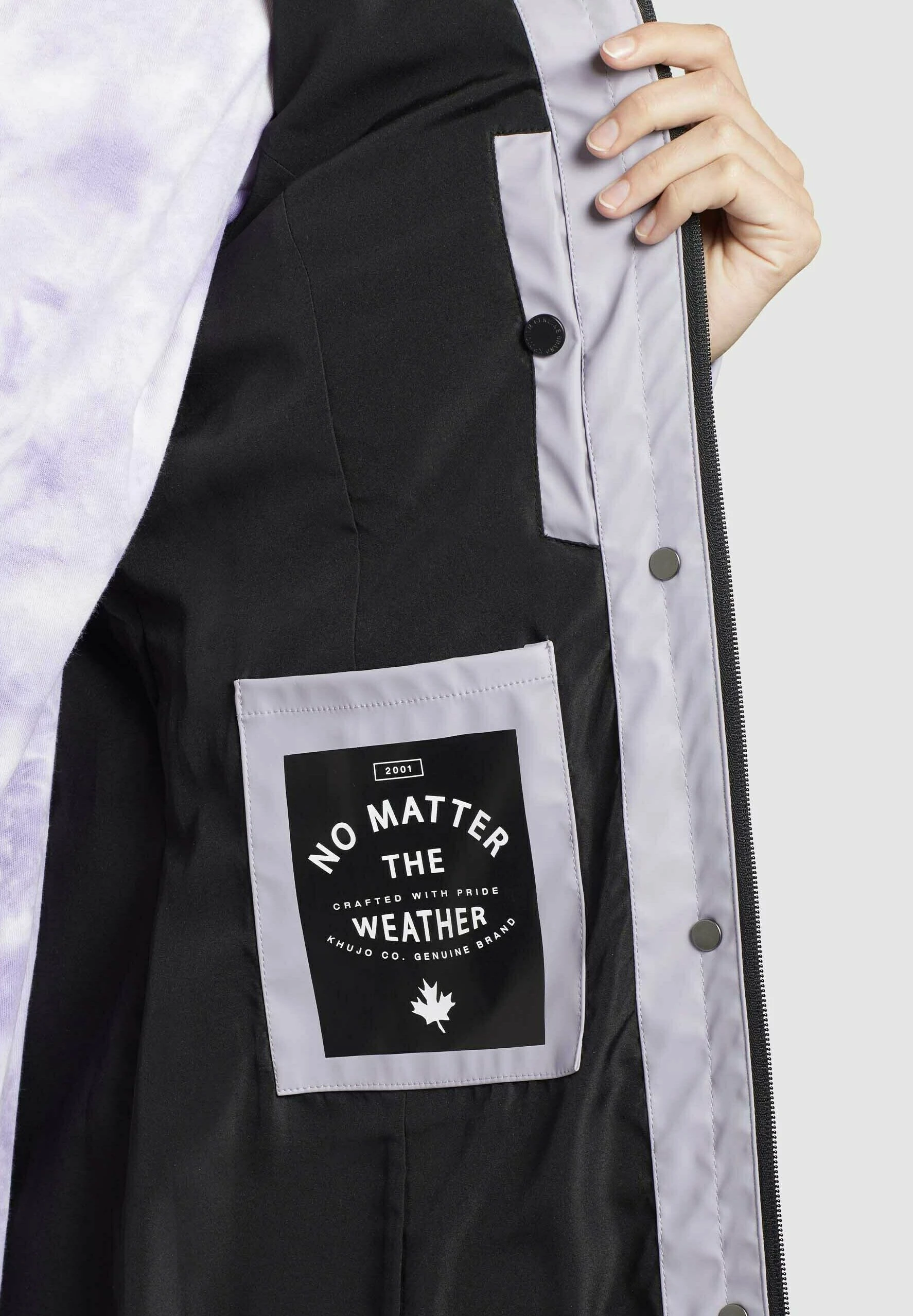 Khujo GLENNA - Kurtka Przeciwdeszczowa - Flieder 9 Khujo GLENNA - Kurtka Przeciwdeszczowa - Flieder - obrazek 7